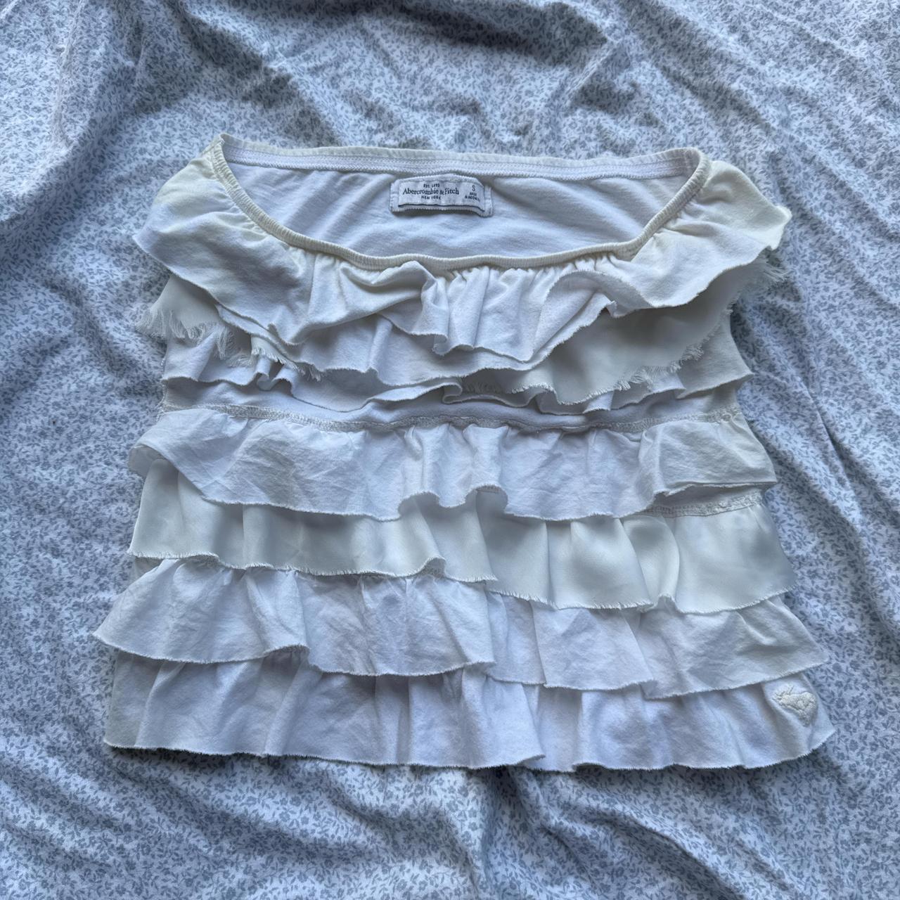 Abercrombie & Fitch Women's Blouse - White/Cream … - image 1