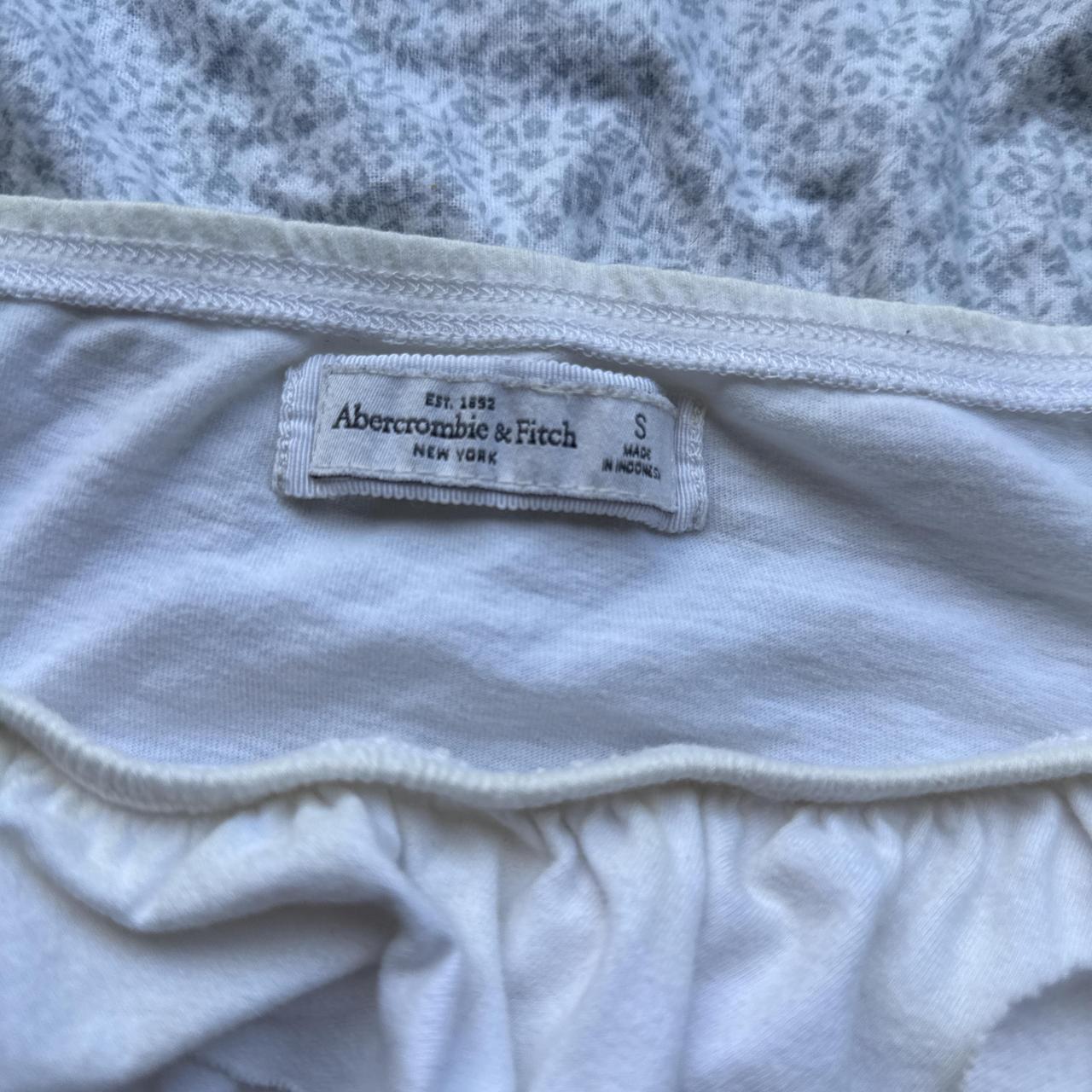 Abercrombie & Fitch Women's Blouse - White/Cream … - image 4