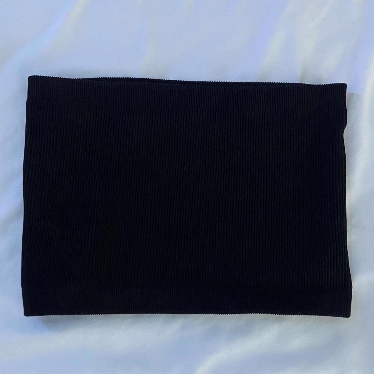ribbed tube top from cotton on, elastic band that... - Depop