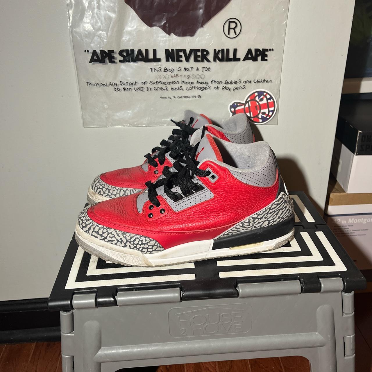 jordan 3 gym red