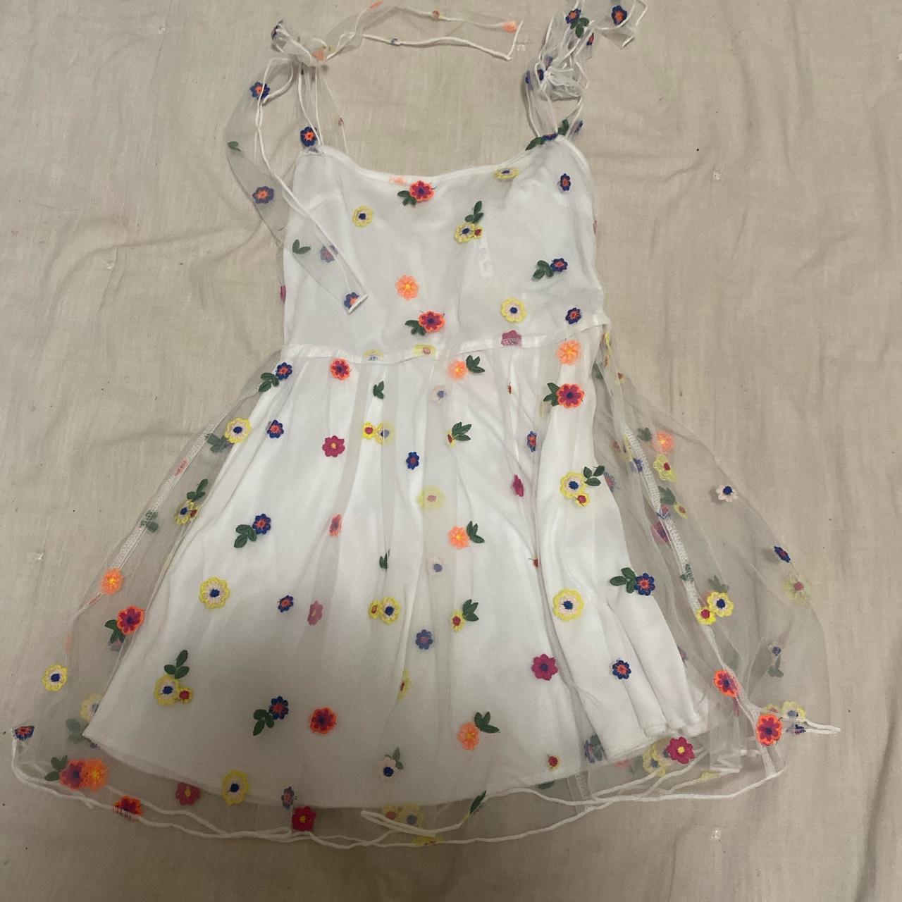 flower tulle dress (lucy in the sky); never worn... Depop
