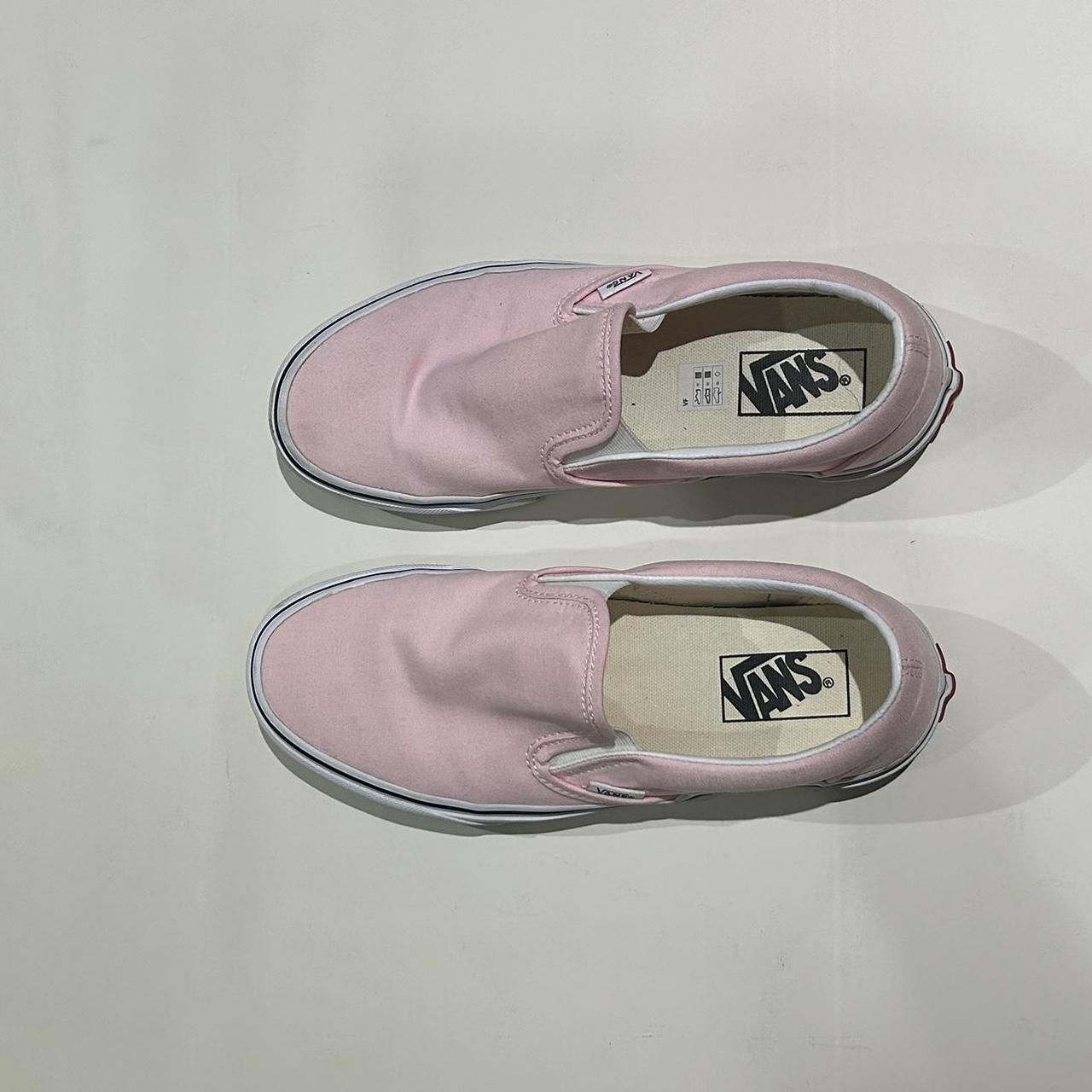 Vans baby pink deals slip on