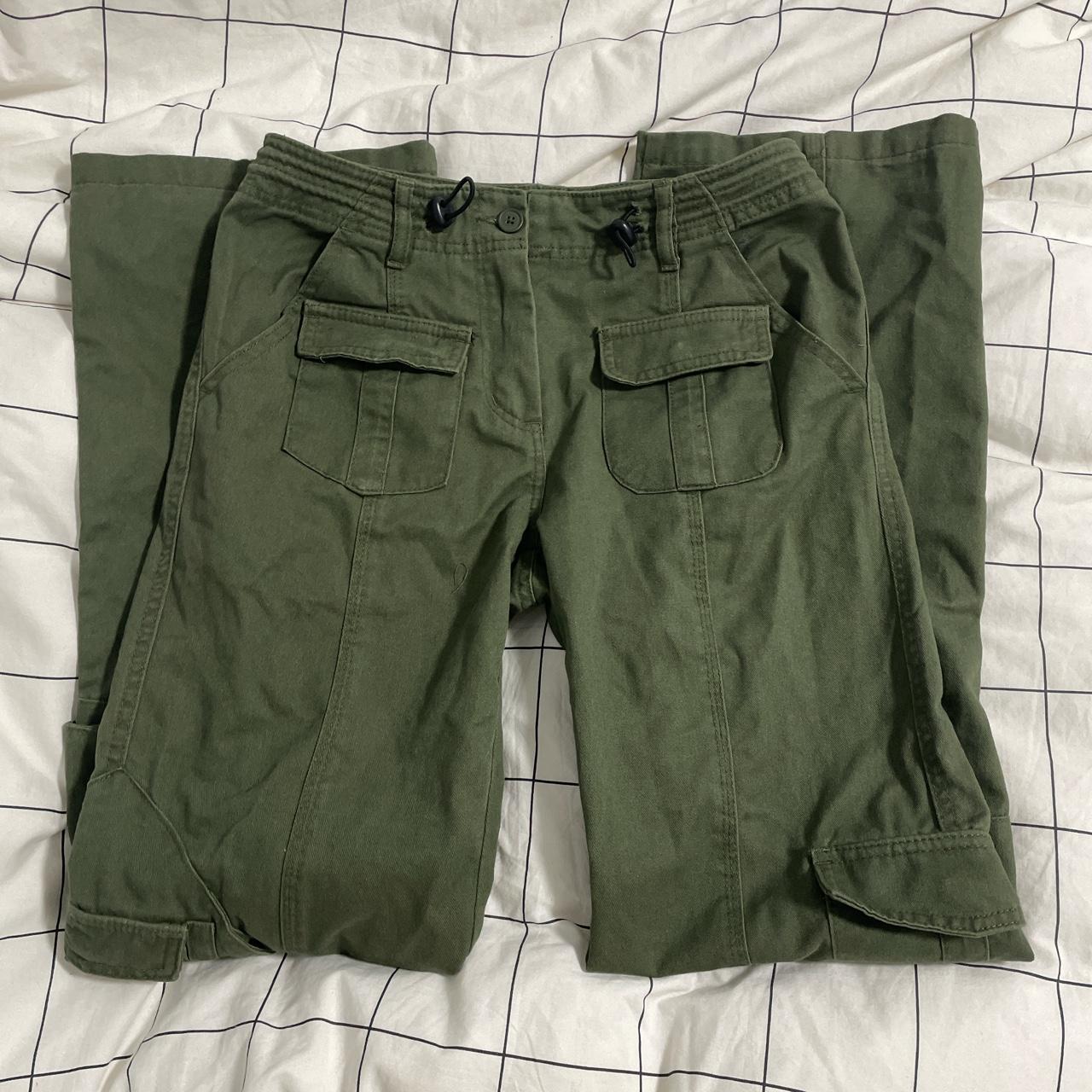 Brandy Melville military green kim cargo pants!! So... Depop
