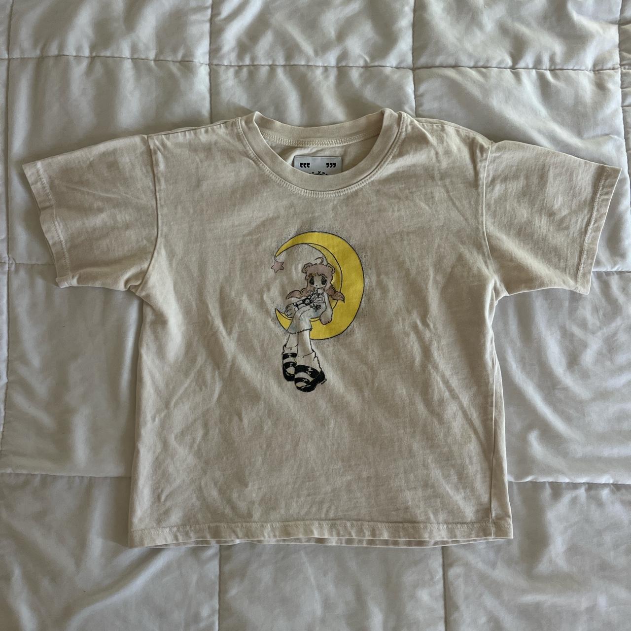 unif mayu’s lullaby baby tee color vintage white,... - Depop