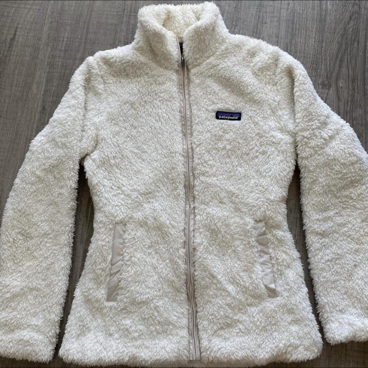 Patagonia fuzzy fur zip up sweater 🏷️90’s,... - Depop