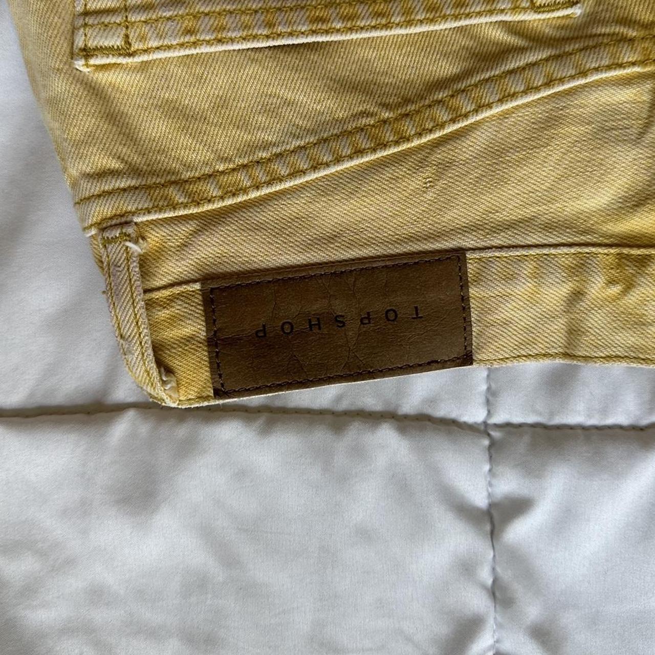 Topshop hotsell yellow jeans