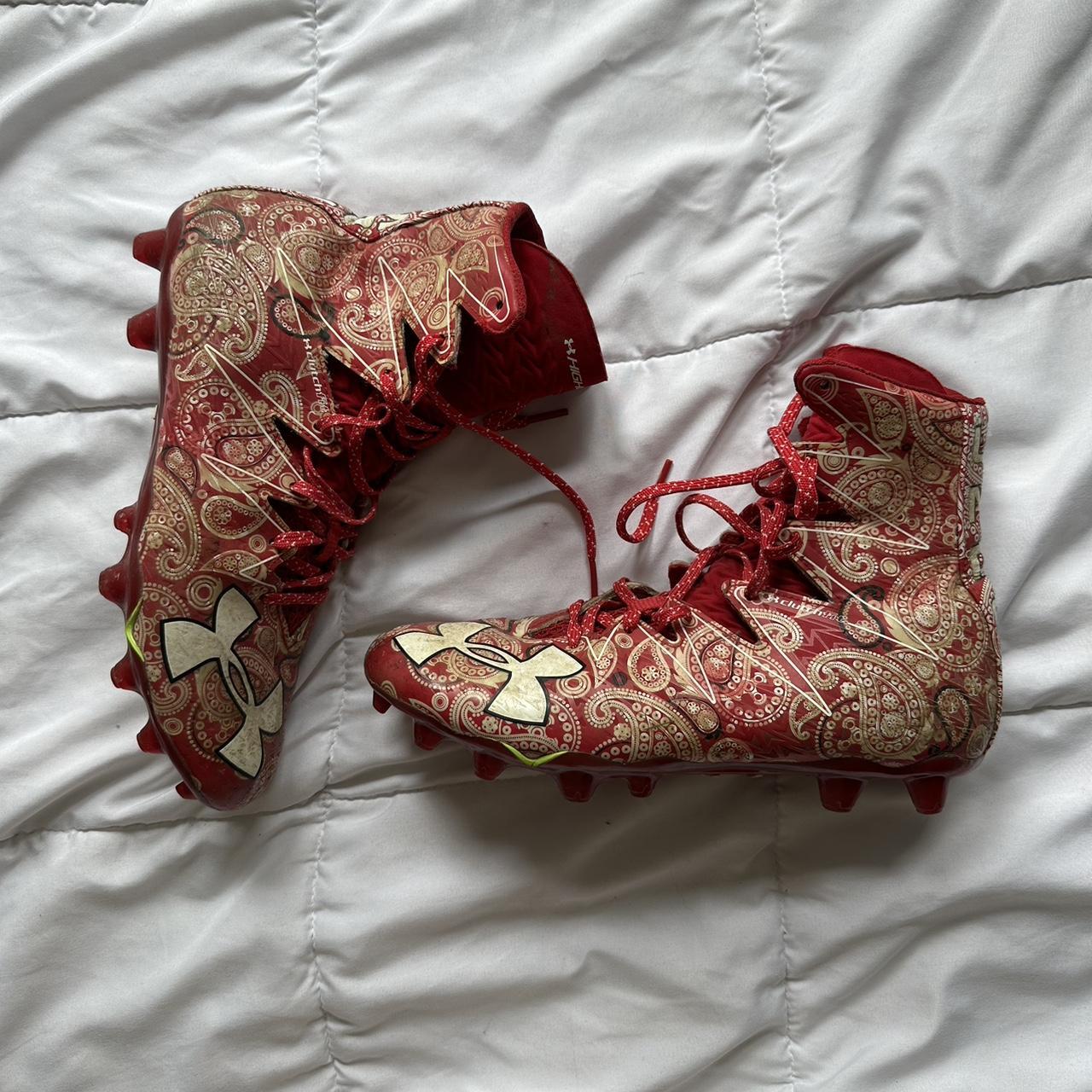 Red clearance bandana cleats