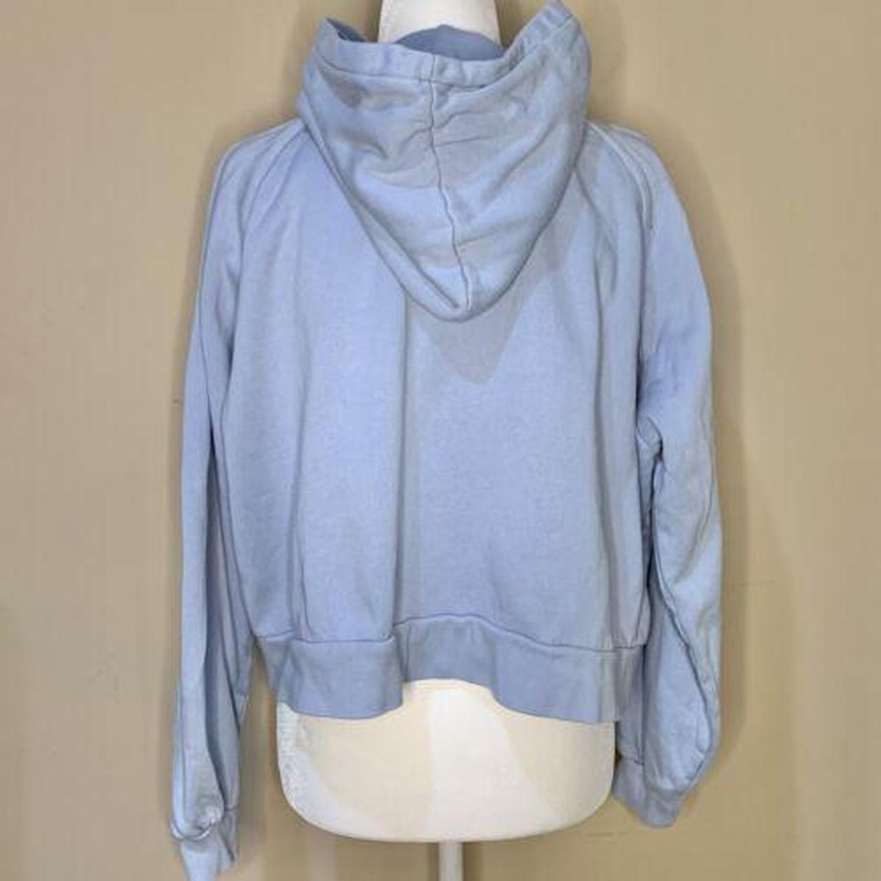 Sezane Hoodie Pullover Sweatshirt Sweat Pacey Sky Blue Women’s Size Extra Small online