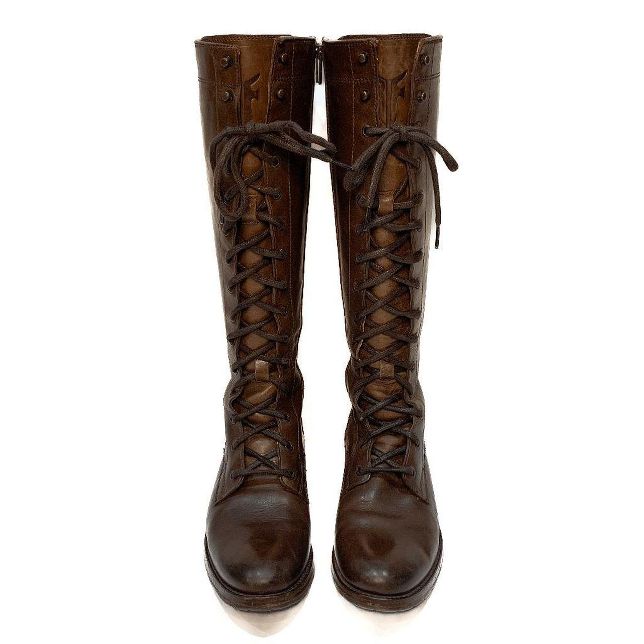 frye melissa lace up