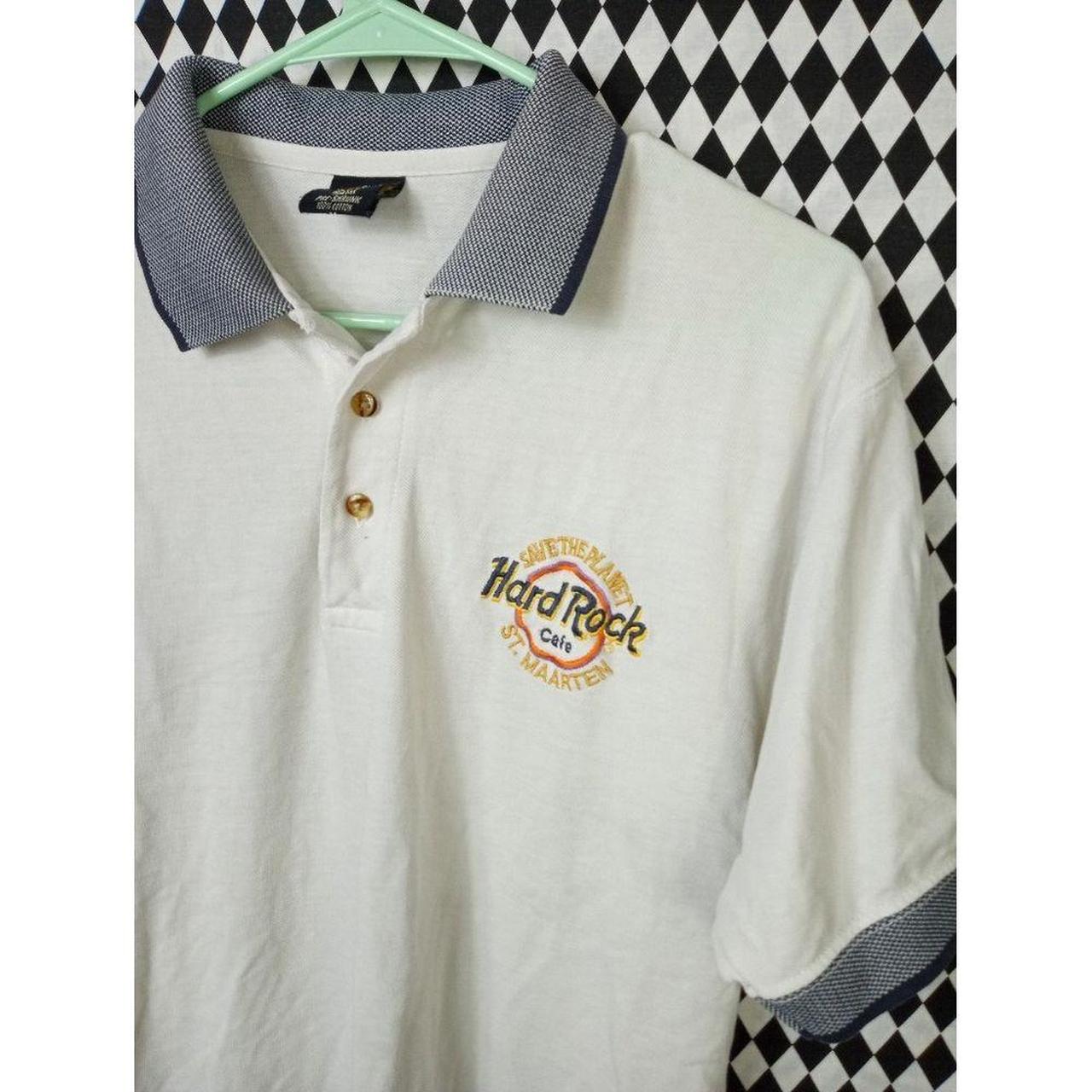 Vintage HARD ROCK CAFE St Maarten 90s polo