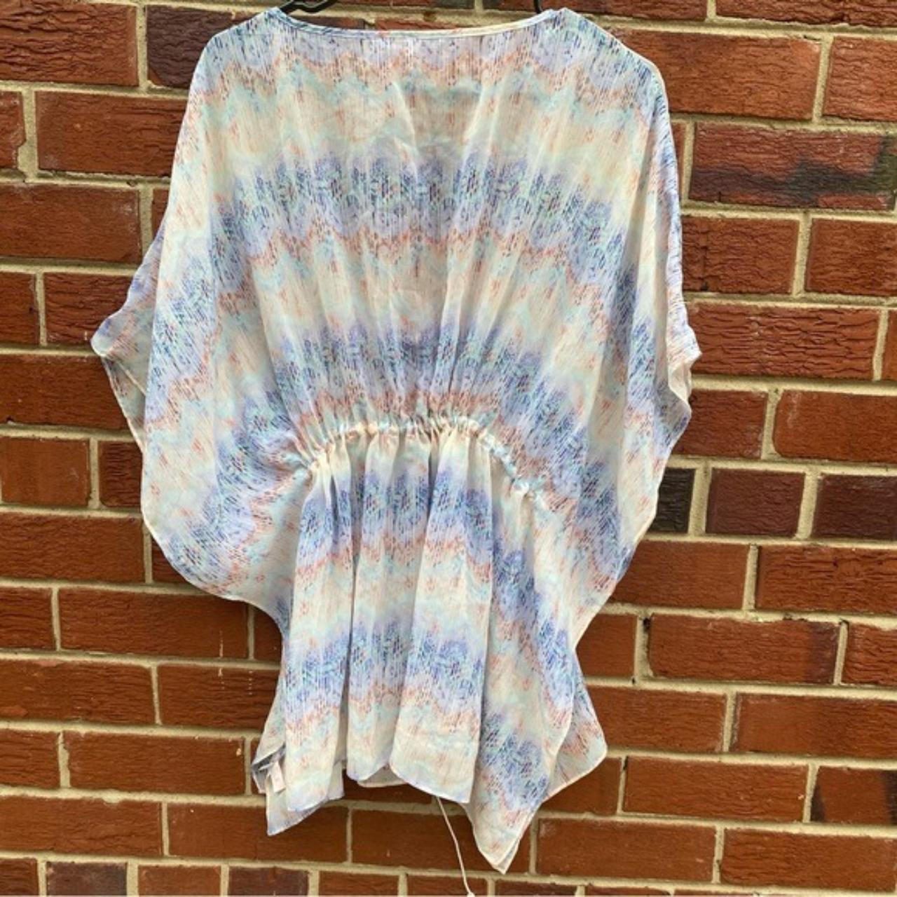 Victoria Secret swimsuit cover up multicolor Size... Depop