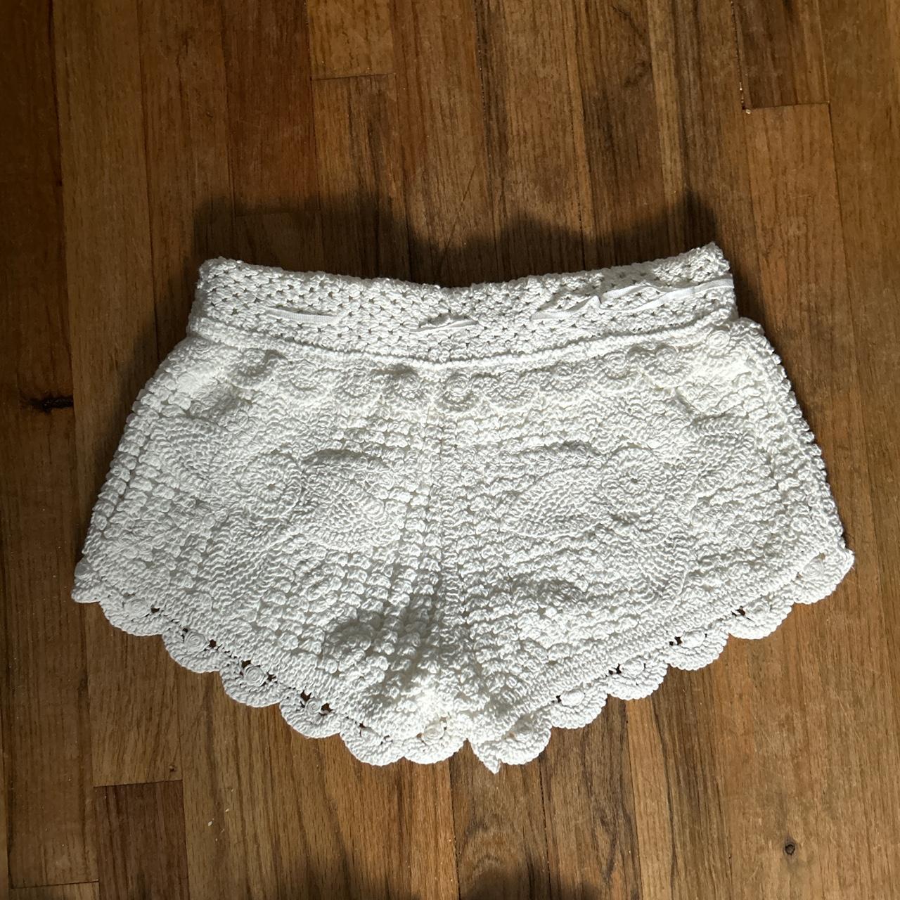 White Serf Gypsy shorts :) not see through, perfect... - Depop