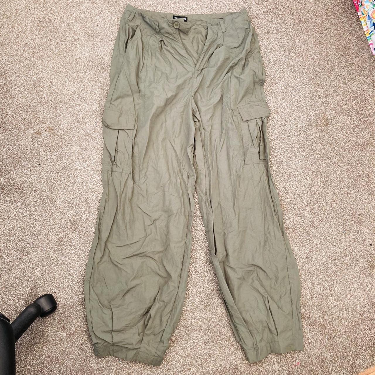 Women's Green and Khaki Trousers | Depop