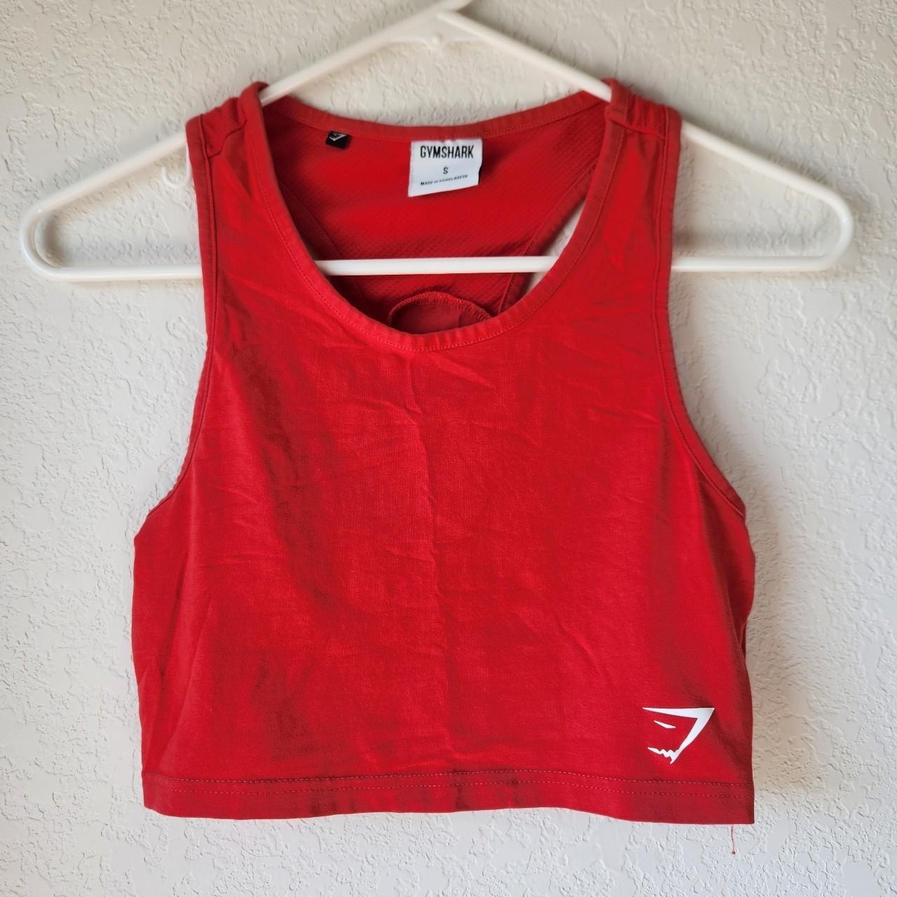 Gymshark Women's Crop top - Red - S – Red Gymshar… - image 1