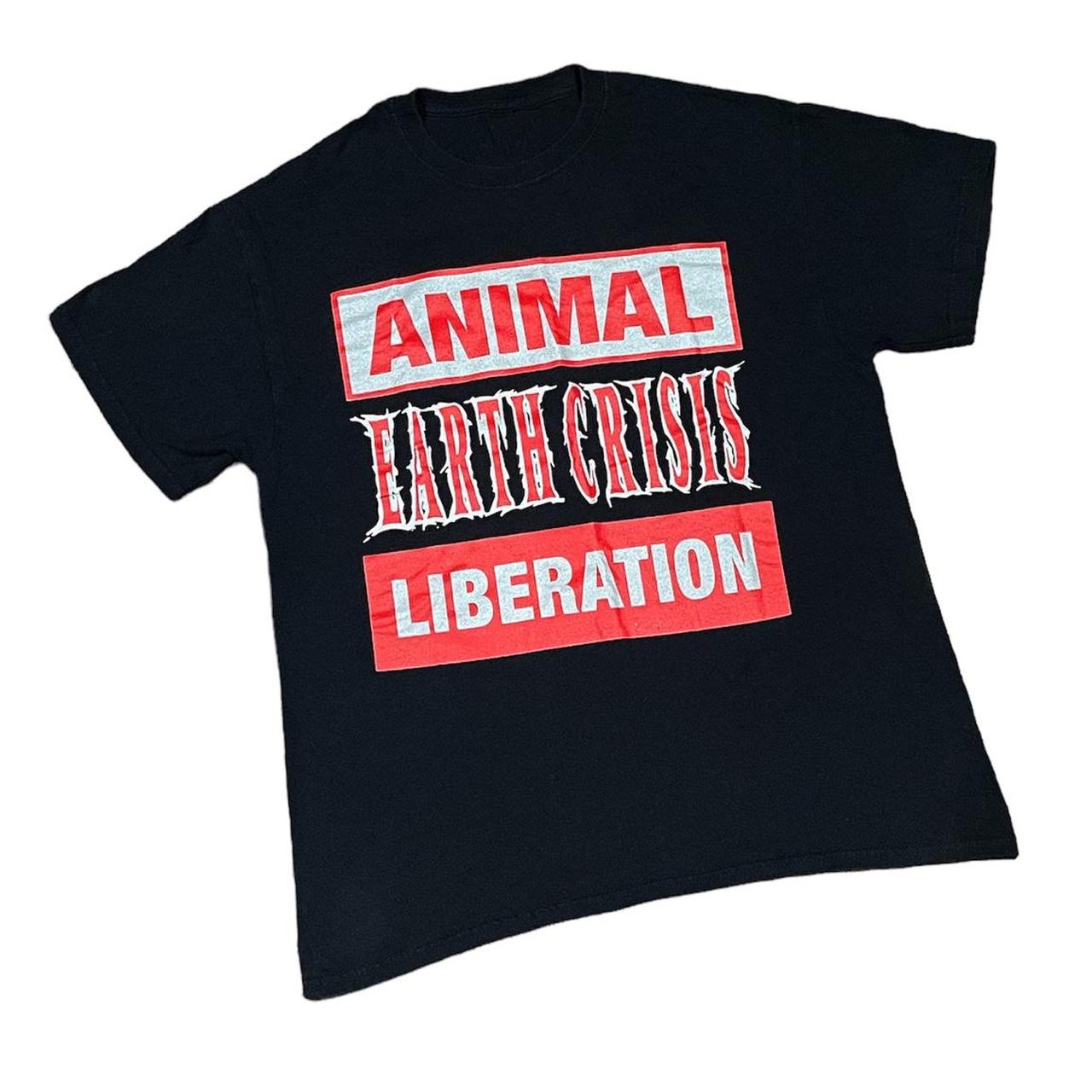 Earth Crisis “Animal Liberation” Shirt Size unknown... - Depop