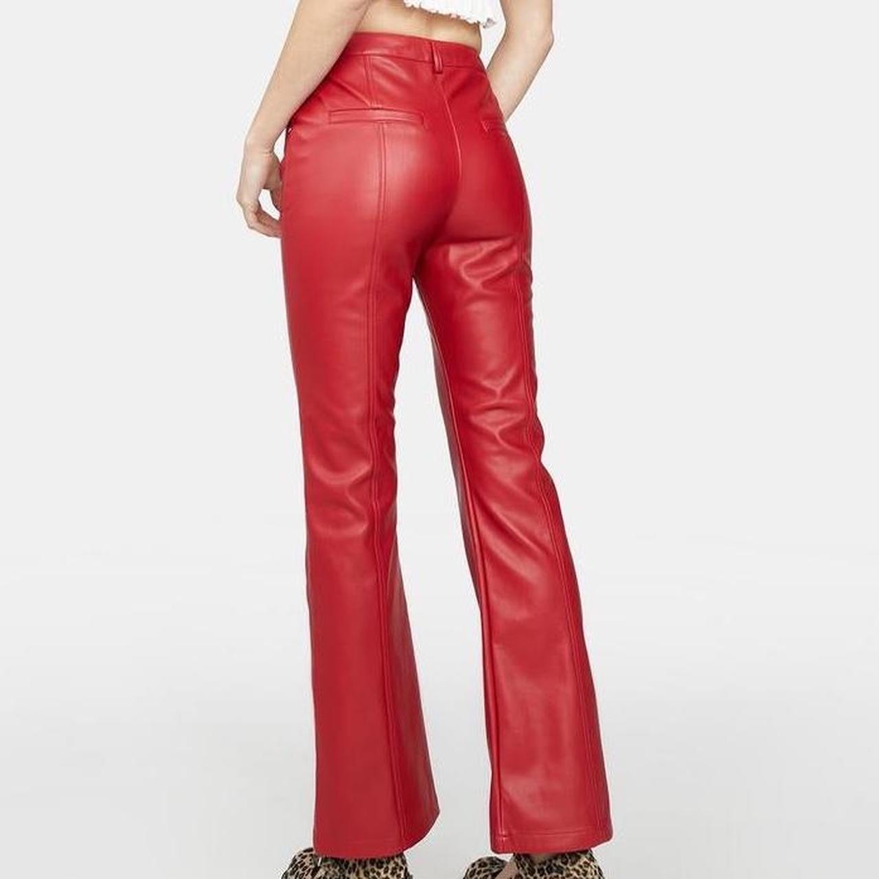 Dollskill Red Vegan Leather Pants *Offers... Depop