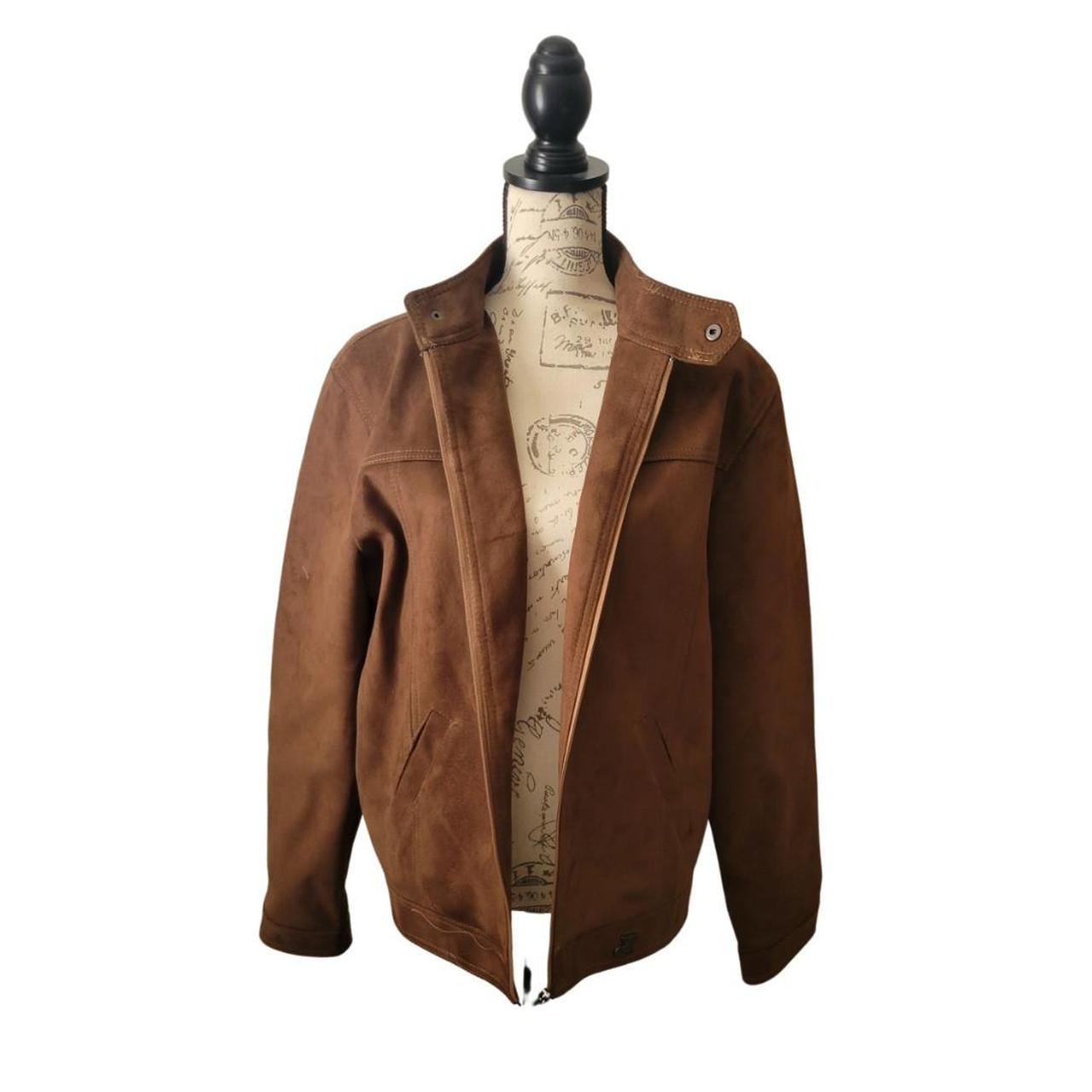 Armani Collezioni Brown Suede Leather deals Jacket