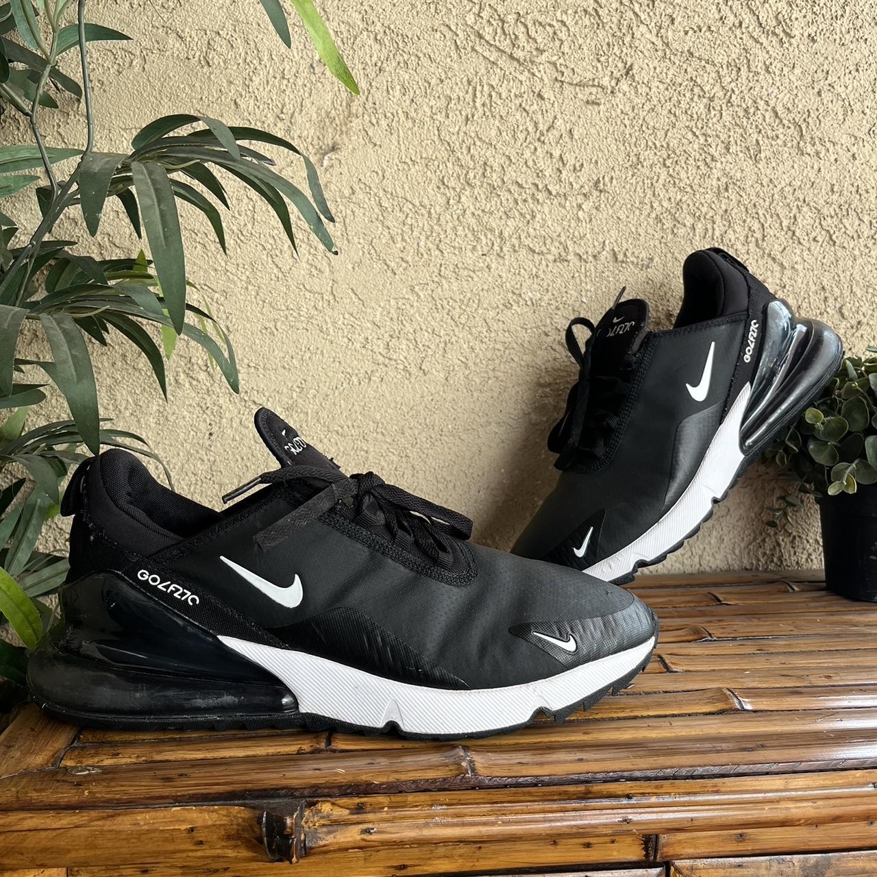 NEW Nike shops Air Max 270 G Spikeless Golf Shoes Black White