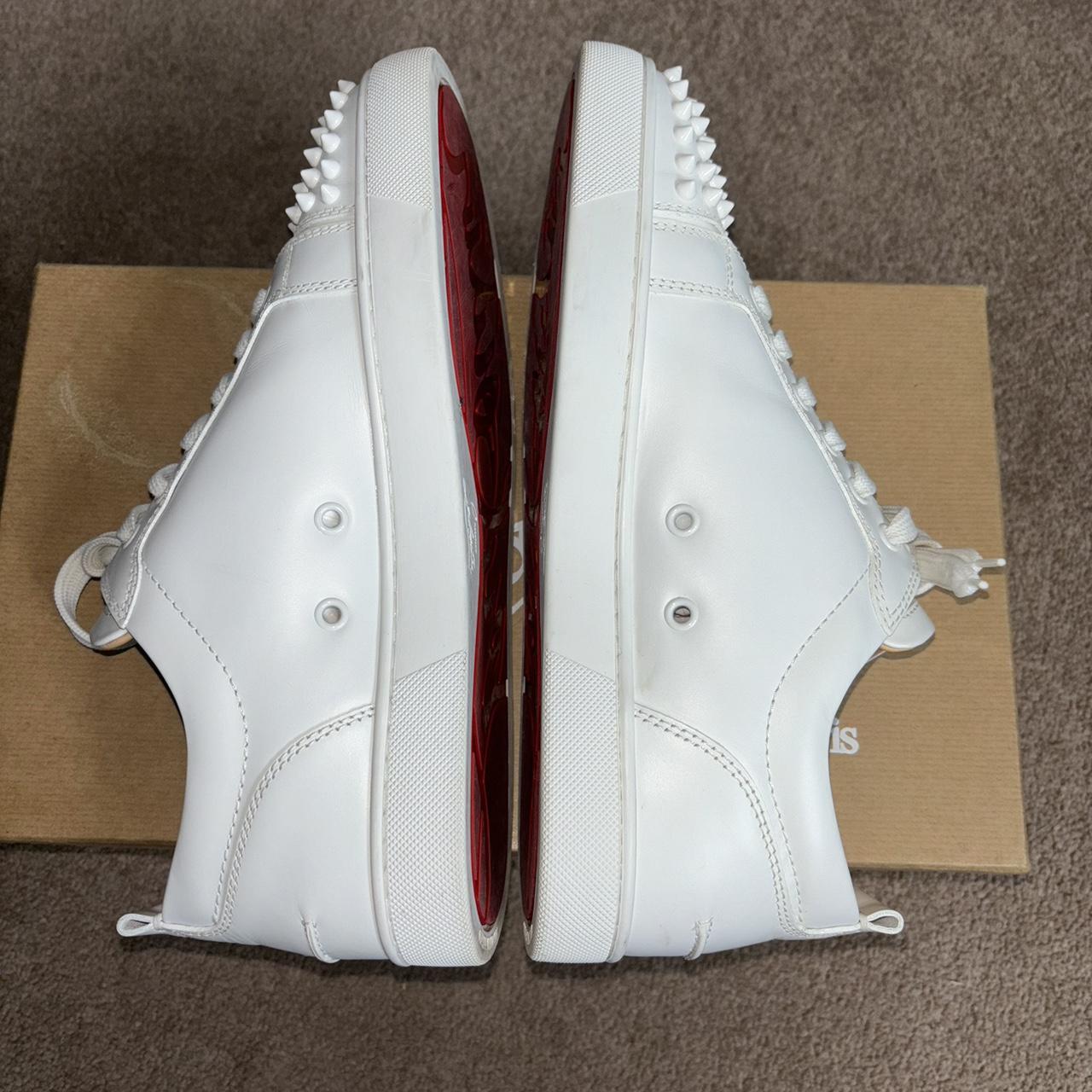 Size 8 - Christian Louboutin - White with | Depop