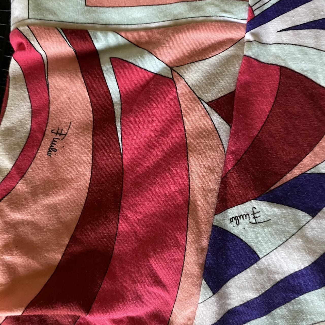 Emilio Pucci Women's Pink and Blue Skirt (2)