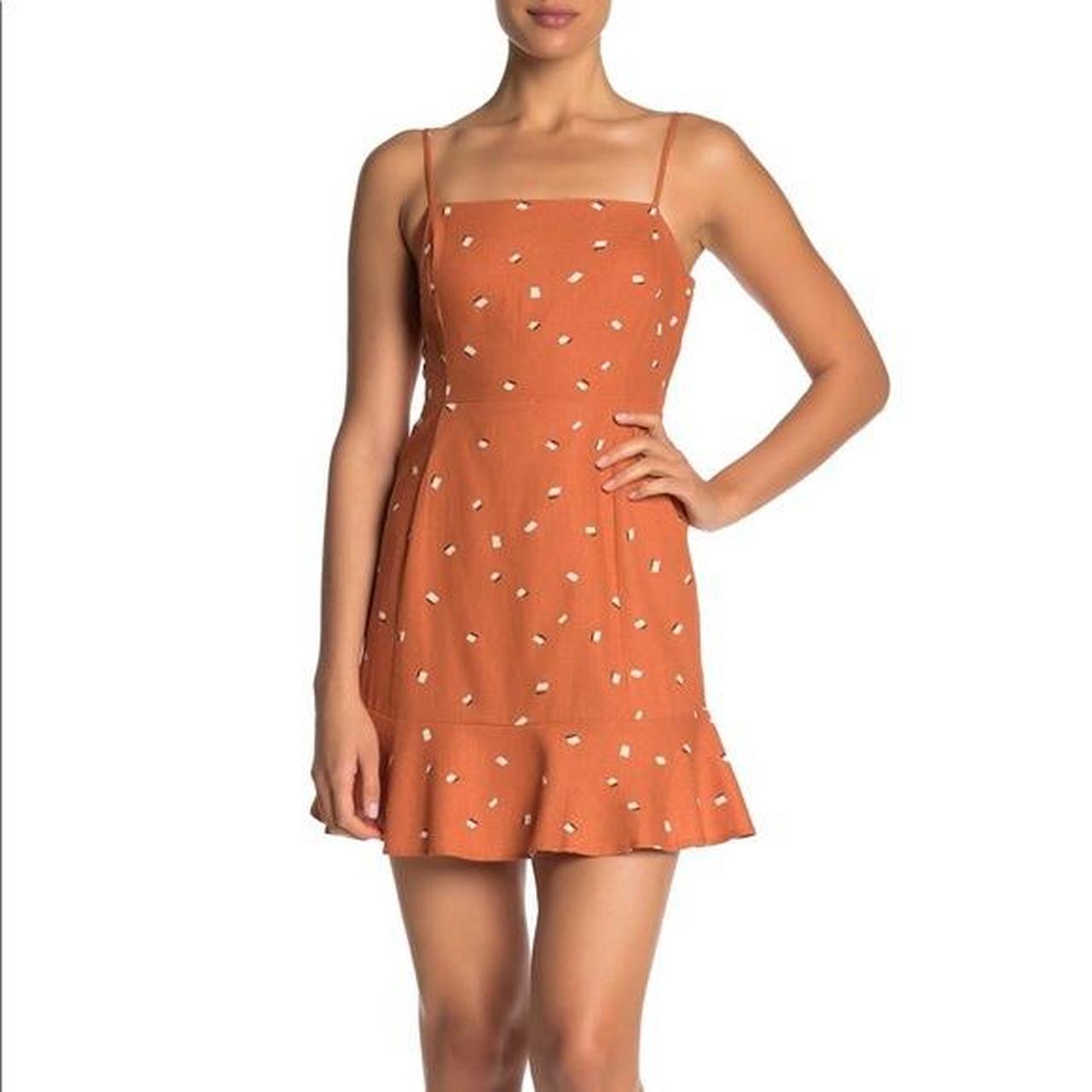 LUSH Clothing Women's Orange Dress (2)