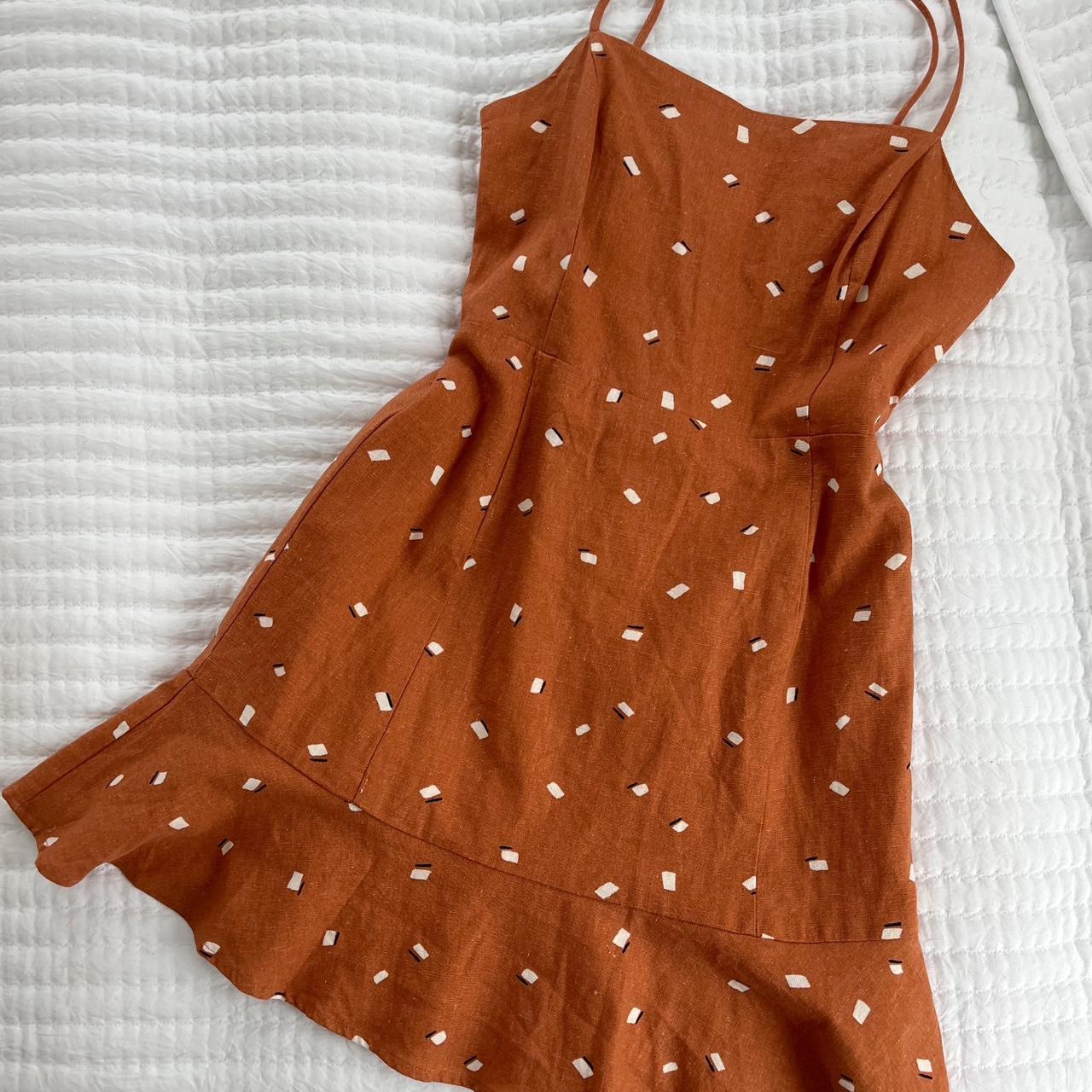 LUSH Clothing Women's Orange Dress