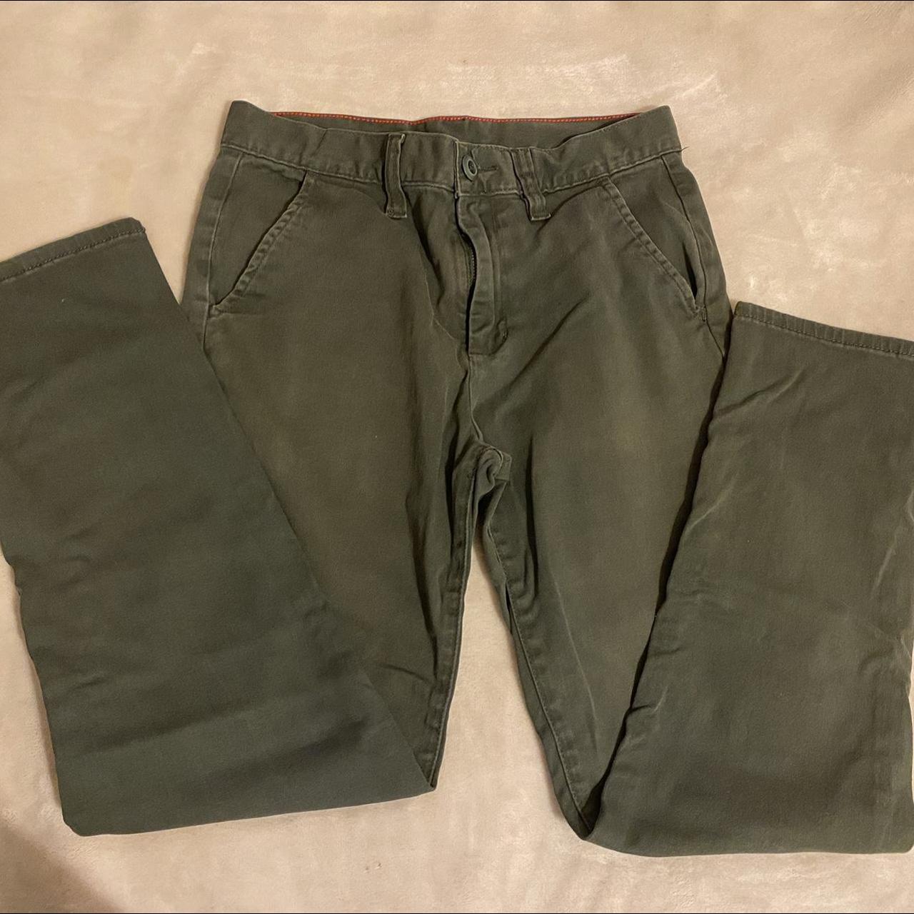 active skate pants they r green and so cute and very... - Depop