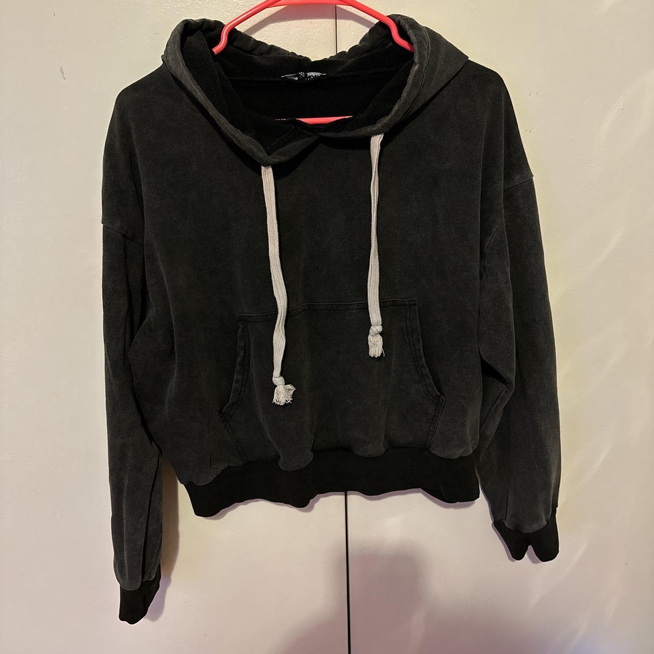 Fashion Nova Women's Black Hoodie  Depop