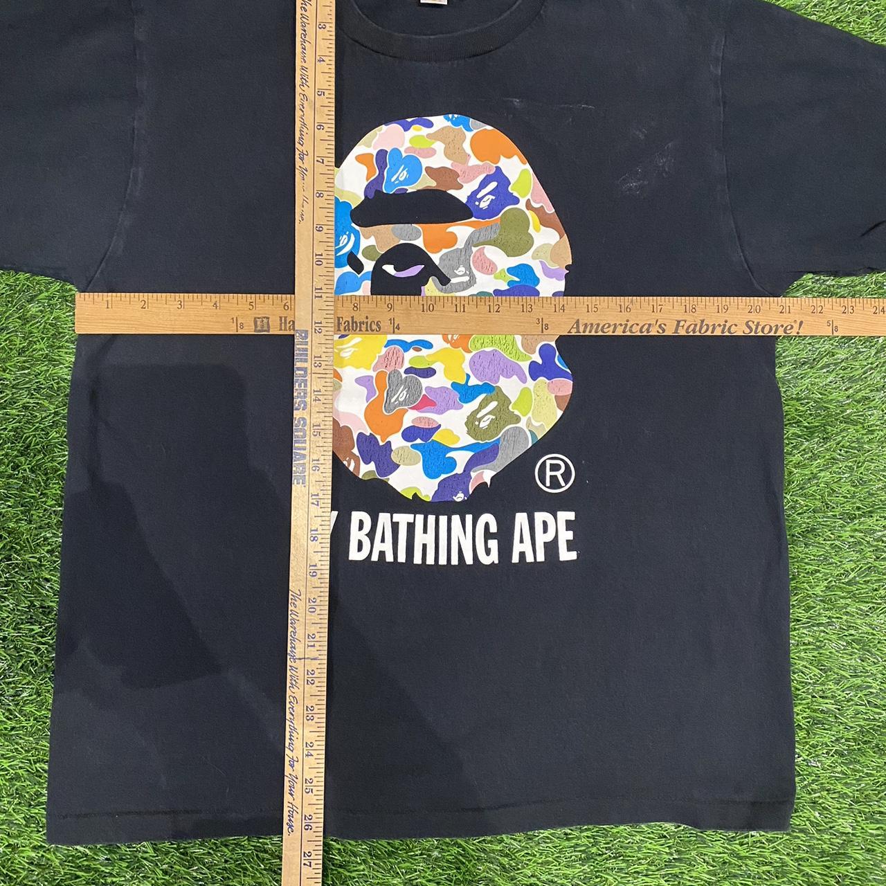 A BATHING APE BAPE HEAD MULTI CAMO tシャツ Bape Men's Black/Multi-Camo T-Shirt BPCAFL | eBay