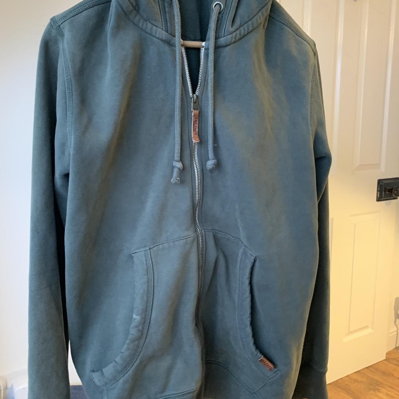 Green fat face zip up hoodie Great quality one... Depop