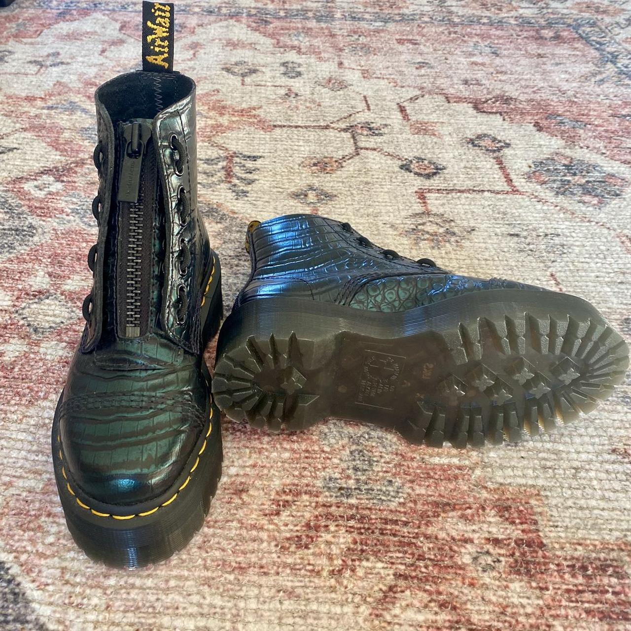 Sinclair Wild Croc Leather Dr Martens Sinclair Croc Boots Rare Doc