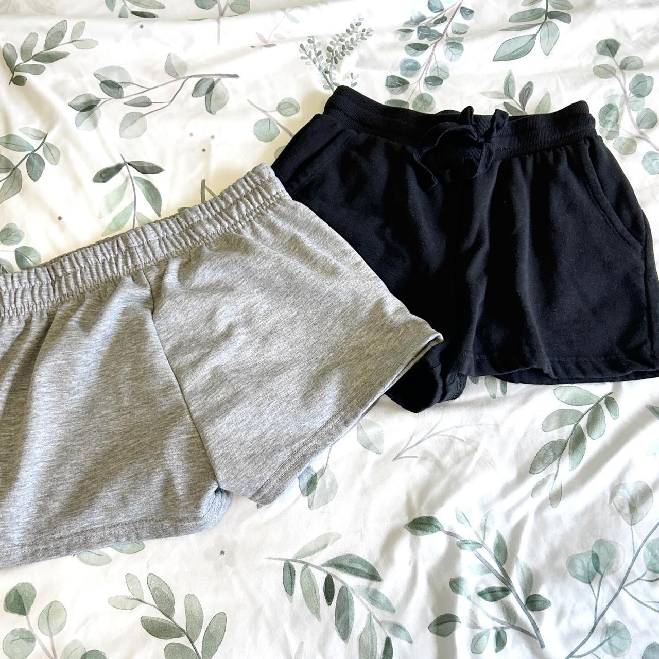 bundle of 2 pj shorts- one black tie colsie shorts
