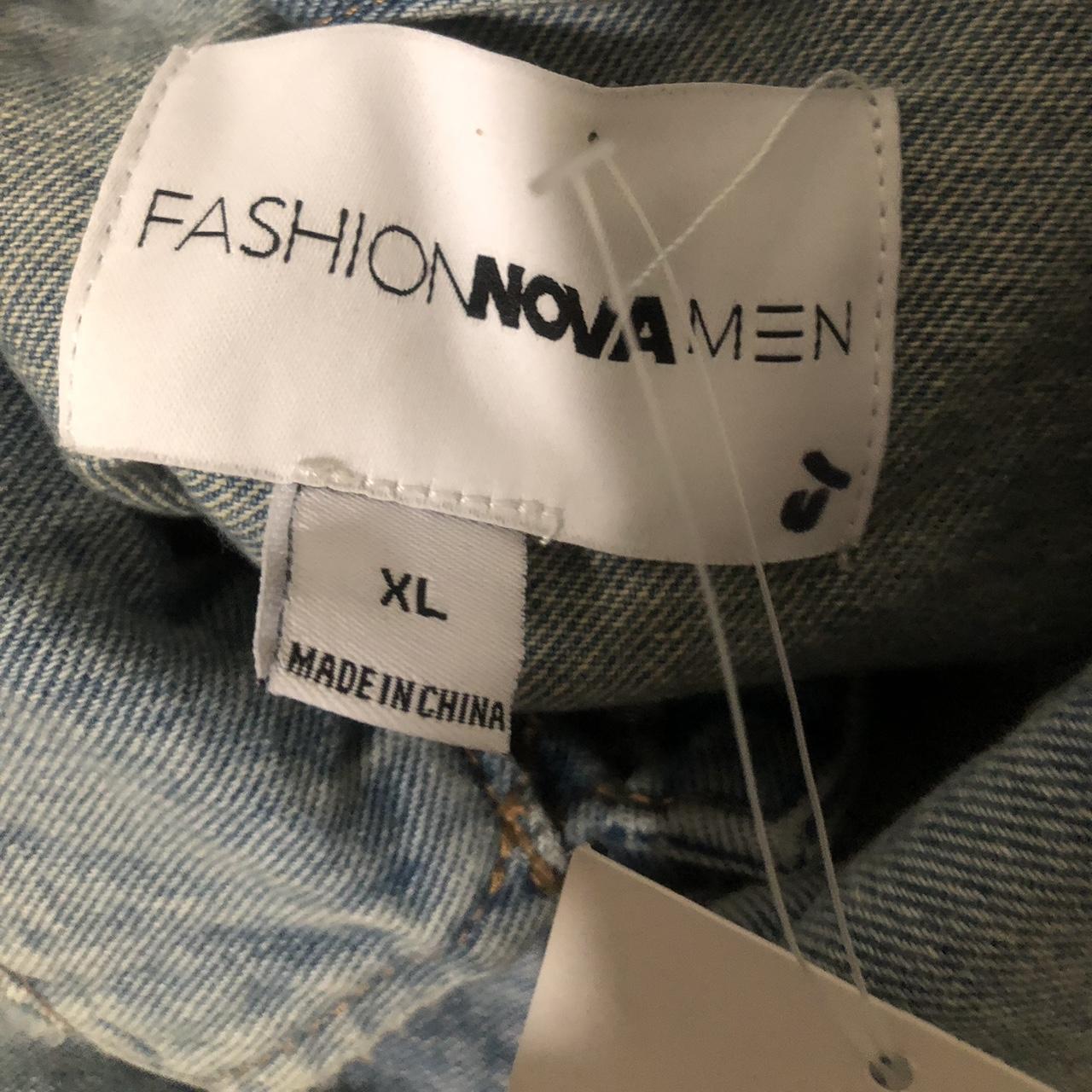 Fashion Nova Men's Blue and Navy Jacket (4)
