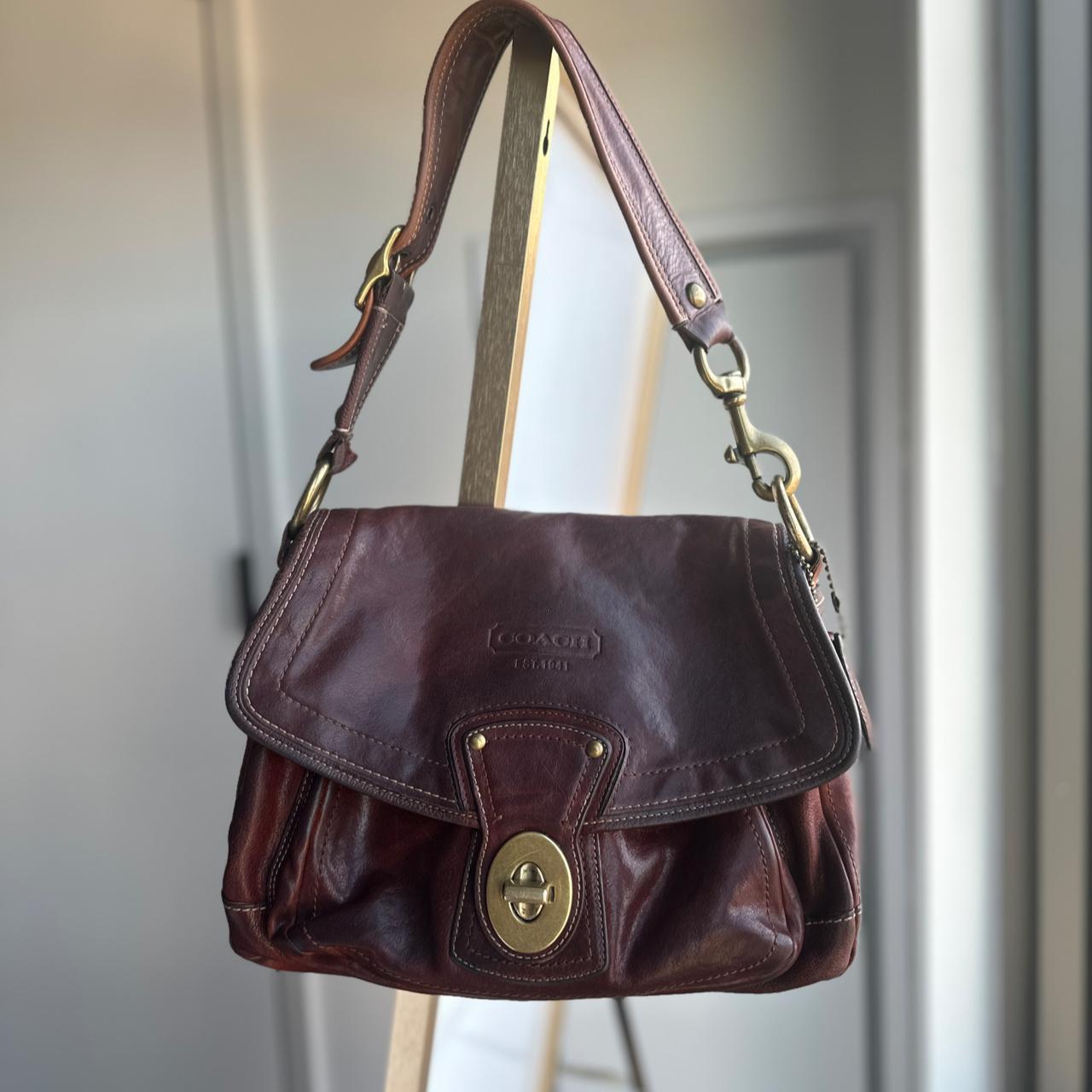 Vintage Coach Legacy Leather Shoulder Bag For sale | Depop