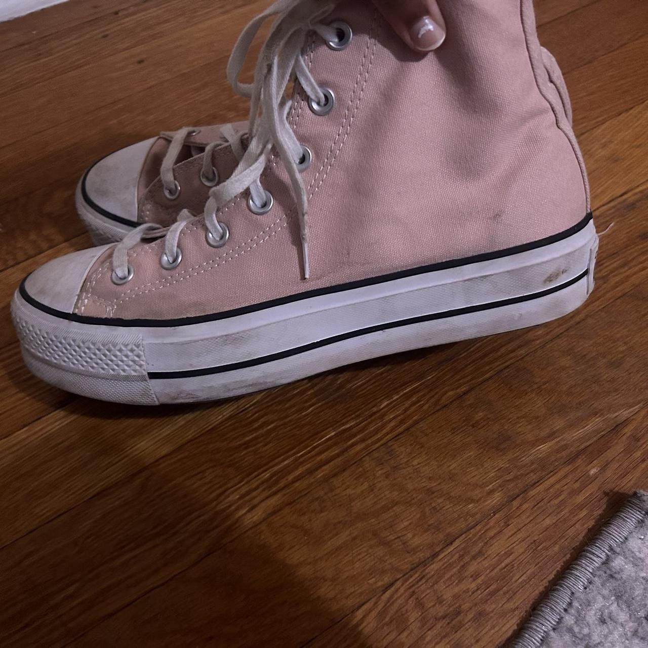 pink platform converse size 10 womens converse
