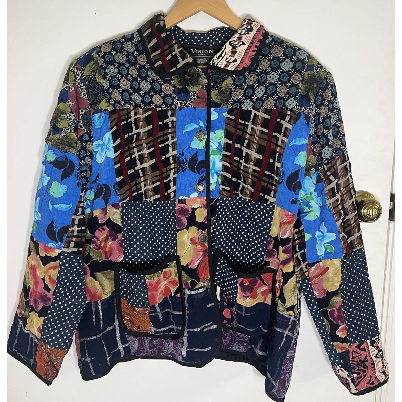 Women's Jacket - Multi - XL – Patchwork Jacket Ar… - image 1