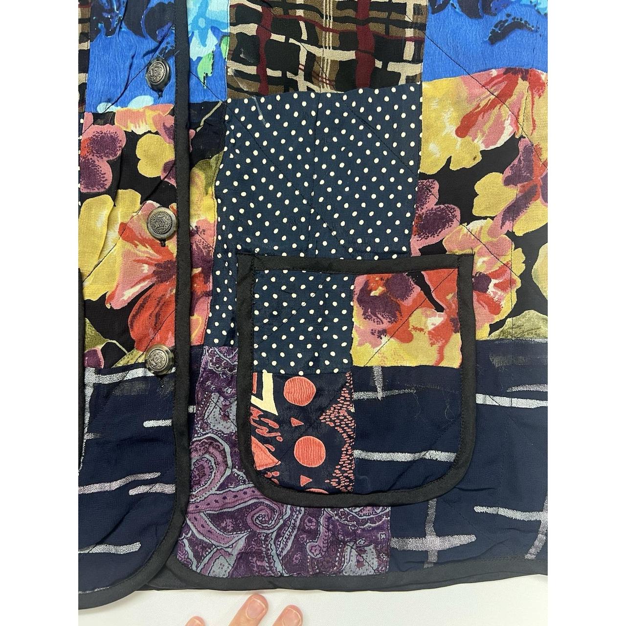 Women's Jacket - Multi - XL – Patchwork Jacket Ar… - image 2