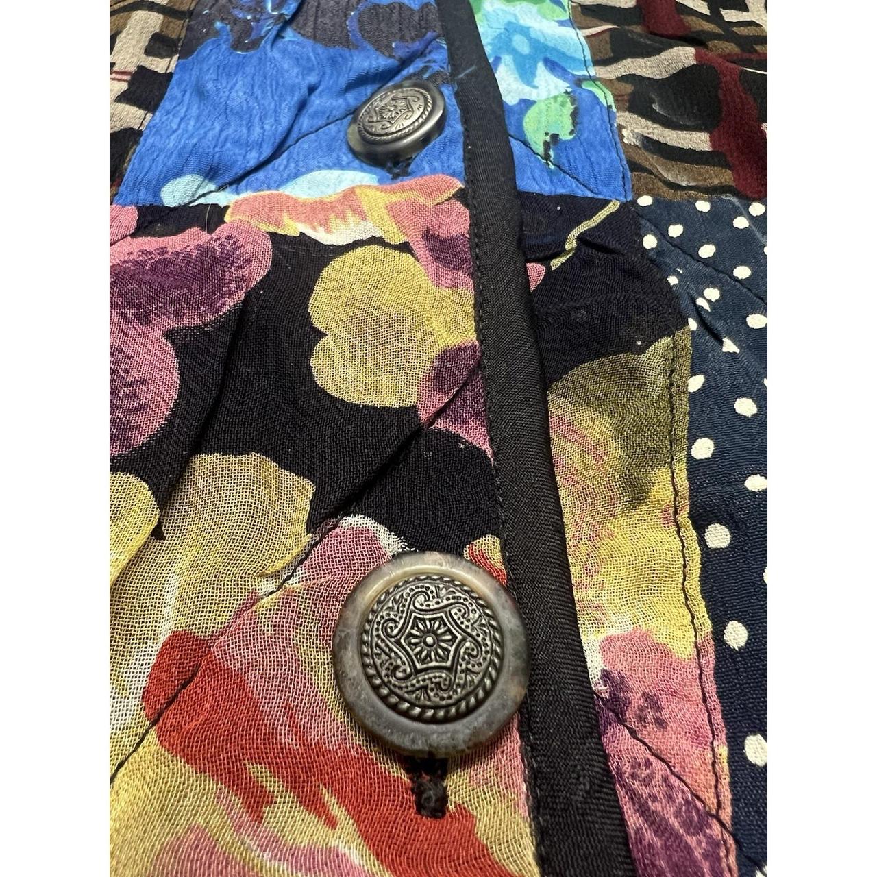 Women's Jacket - Multi - XL – Patchwork Jacket Ar… - image 5