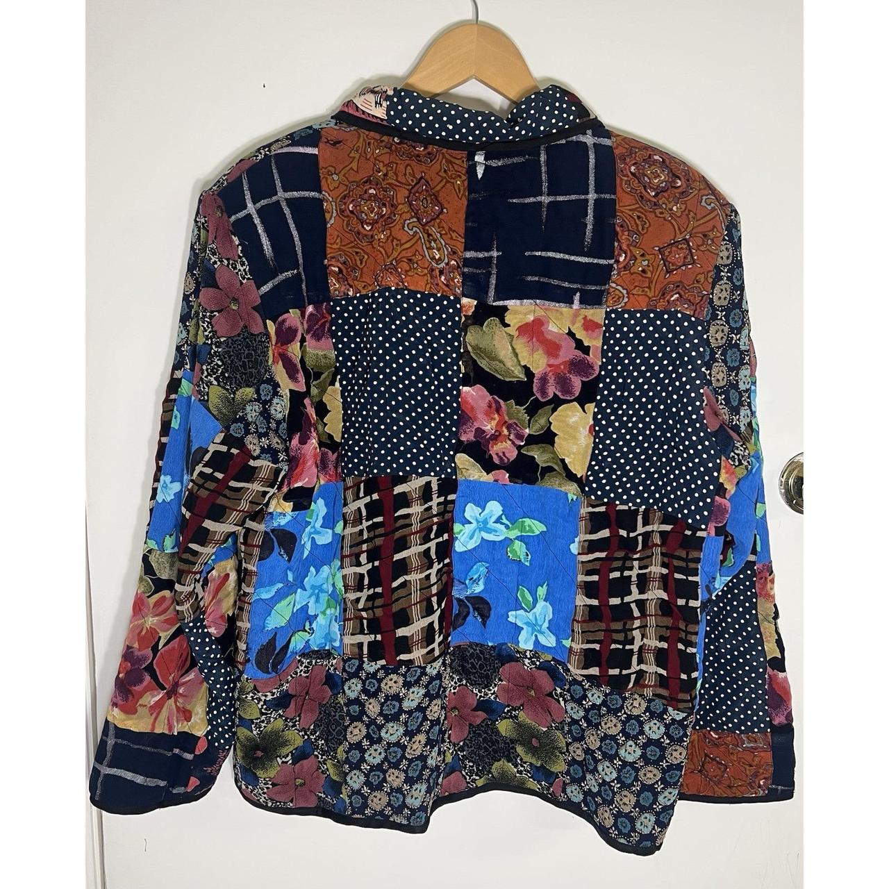 Women's Jacket - Multi - XL – Patchwork Jacket Ar… - image 4