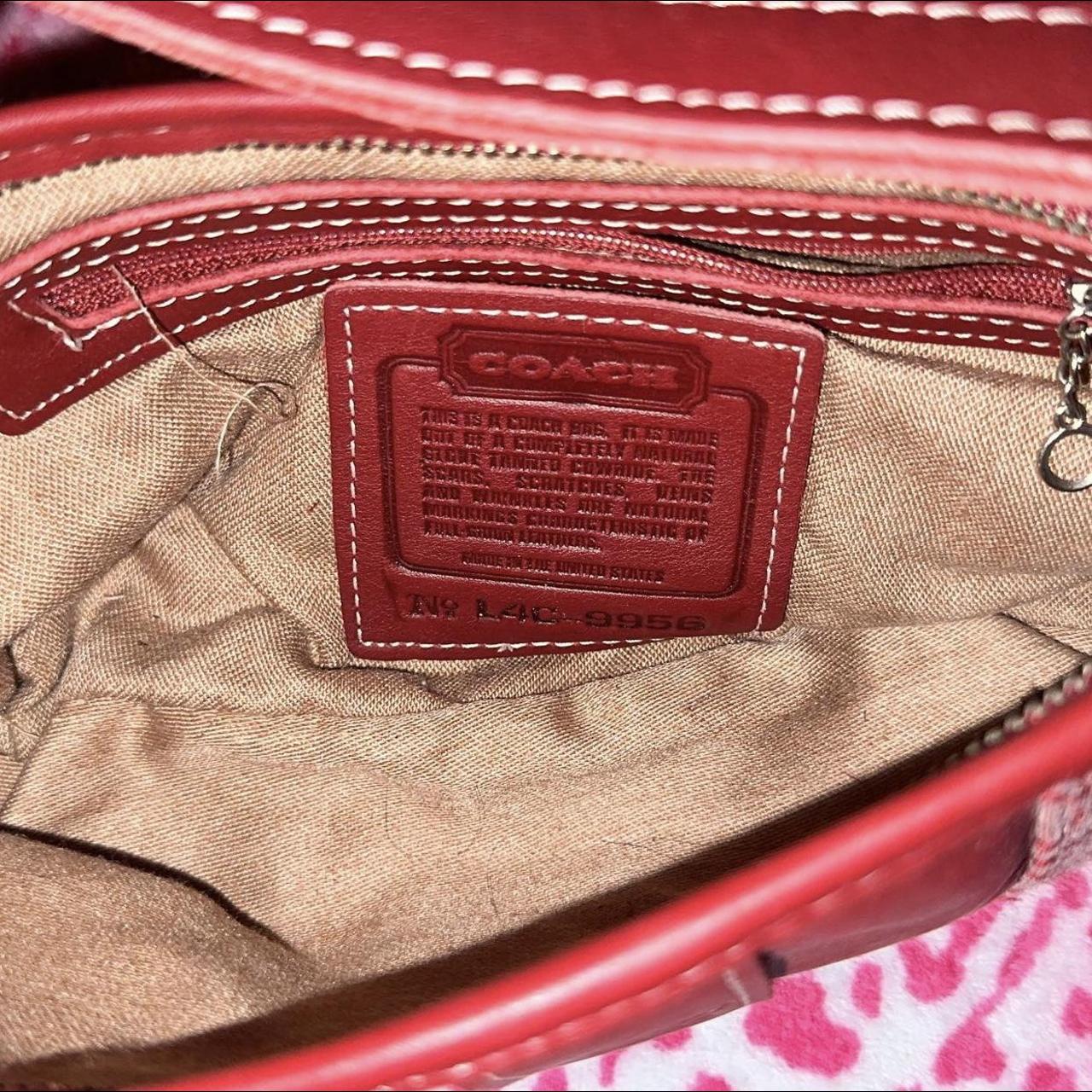 Small Red Leather Coach Purse! ★ In GREAT... - Depop