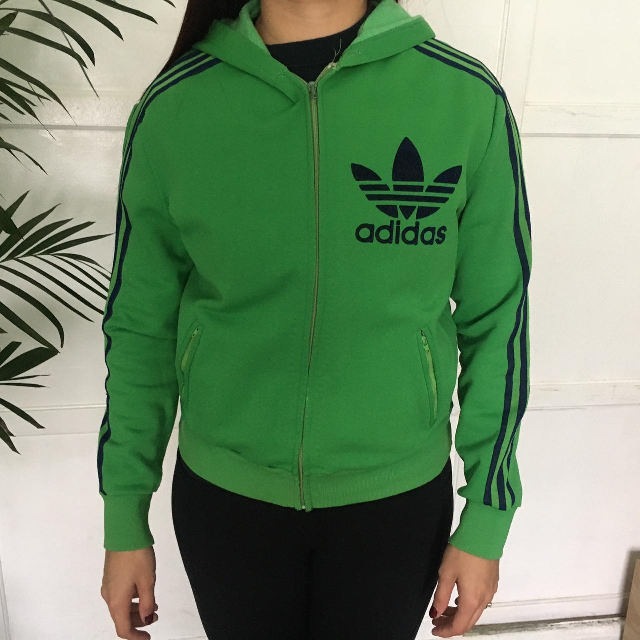 adidas emerald green jacket