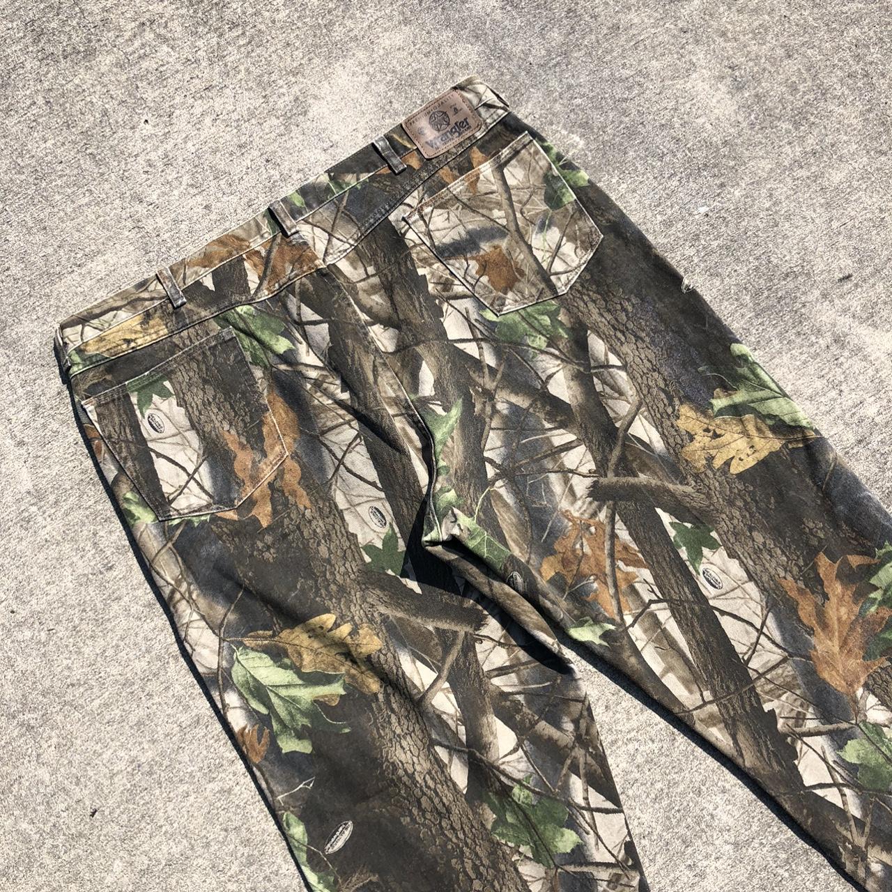 Vintage Realtree Double Knee Camo Pants Measure... - Depop