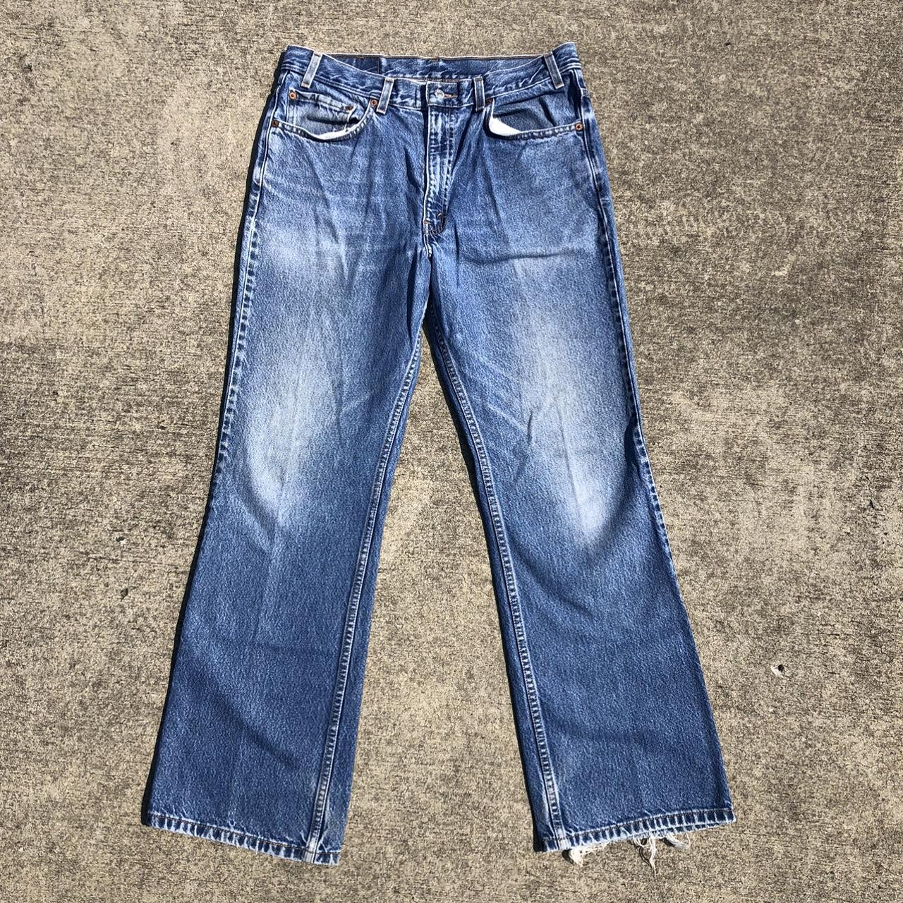 Vintage Levi’s 517 Bootcut Jeans Measure... - Depop