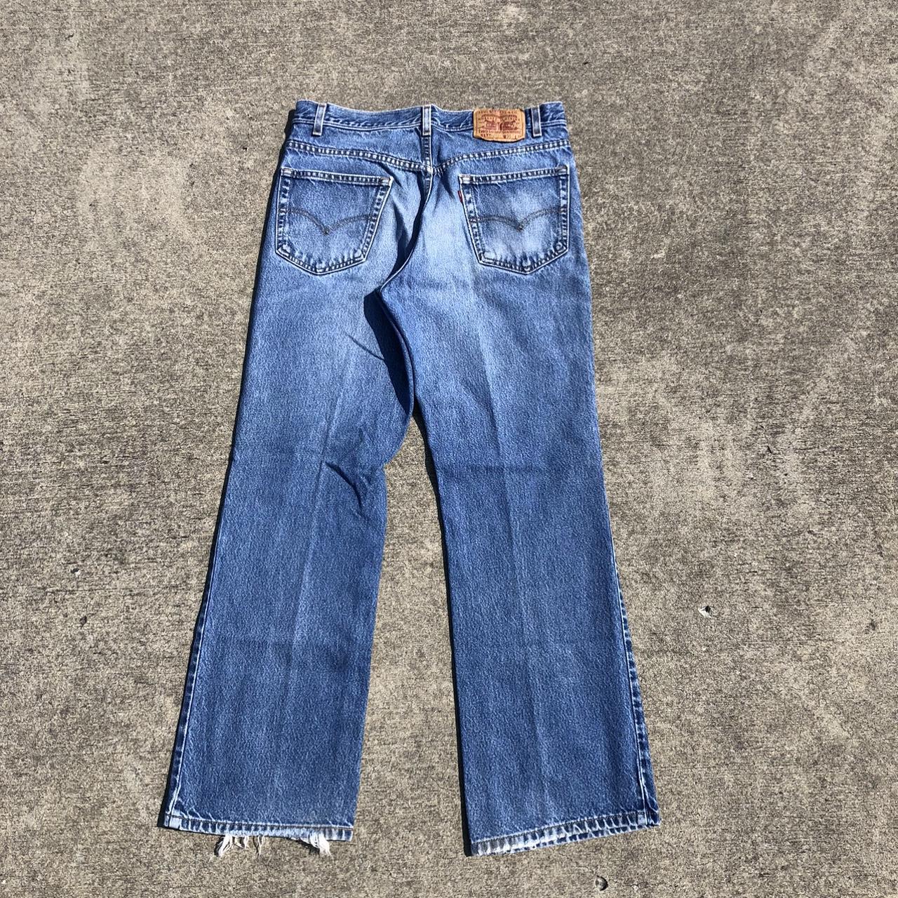 Vintage Levi’s 517 Bootcut Jeans Measure... - Depop