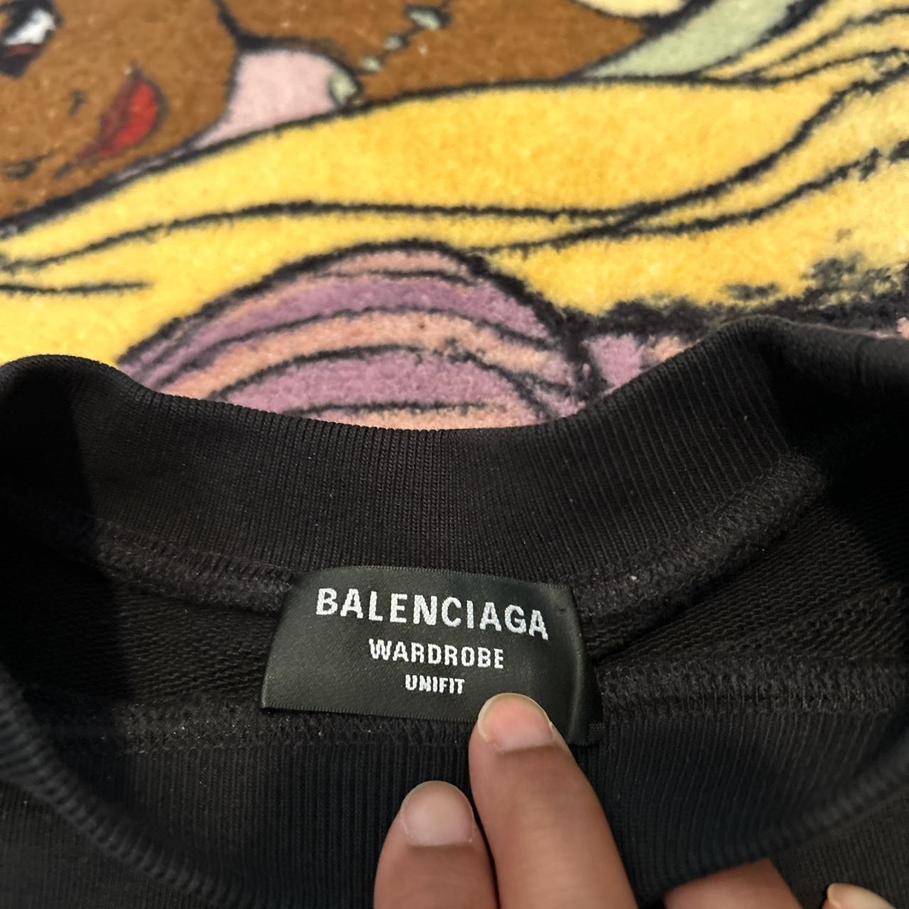 balenciaga sweatshirt womens gold