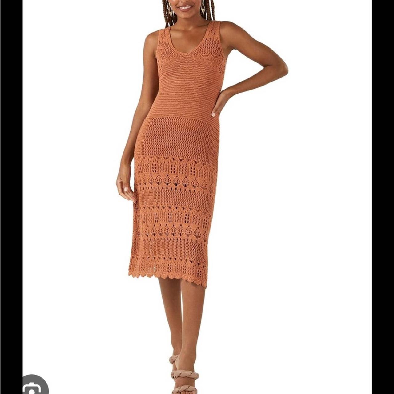 Bcbgmaxazria best sale crochet gown