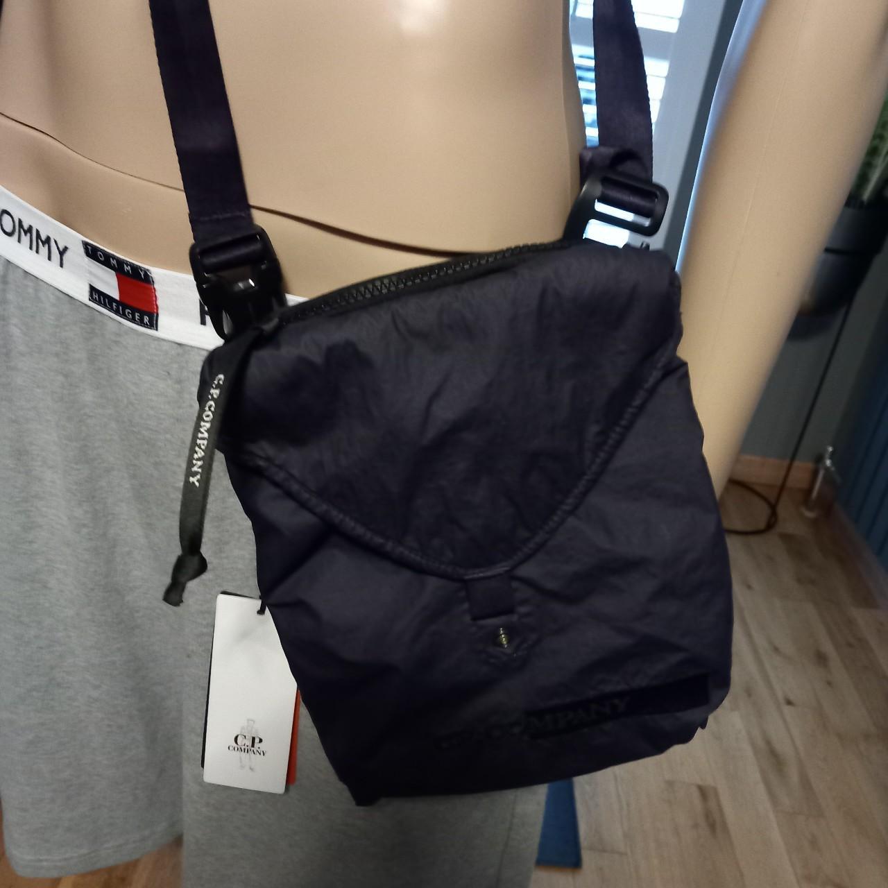 cp company cross body bag grey