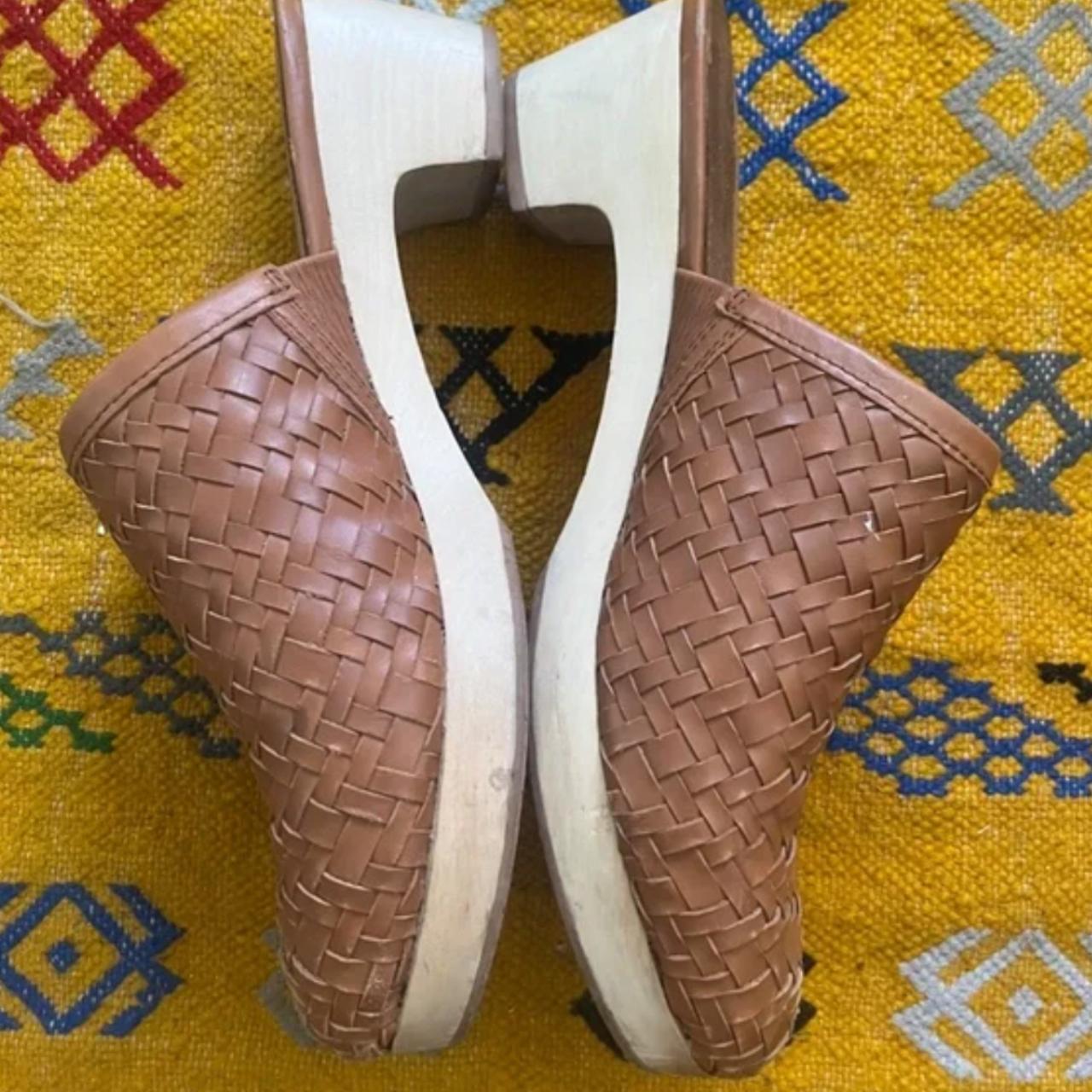 Madewell the jordyn clog in good woven leather size 8 New