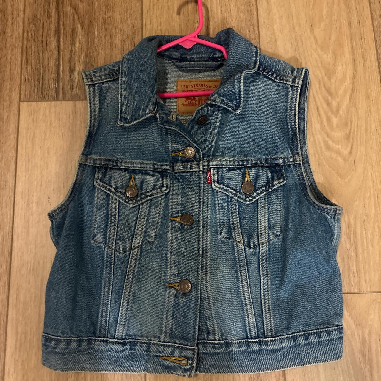 Levi's Women's Vest - Blue/Navy - XS – Levi's den… - image 1