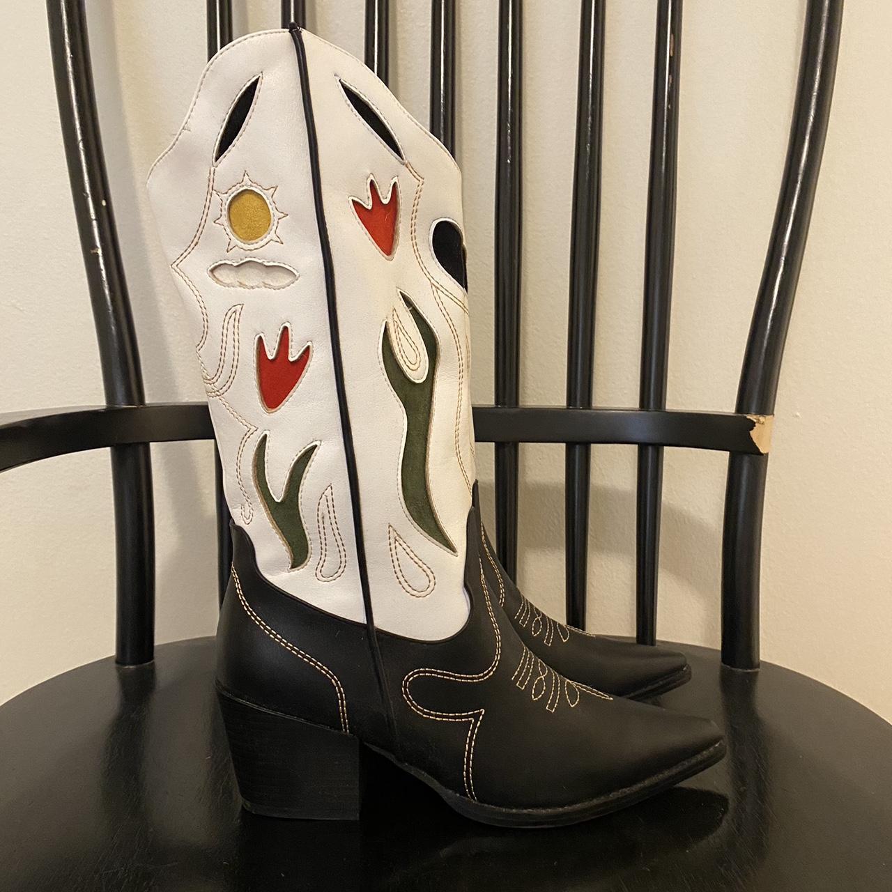 Princess Polly cowboy boots. Never worn. So cute but... Depop